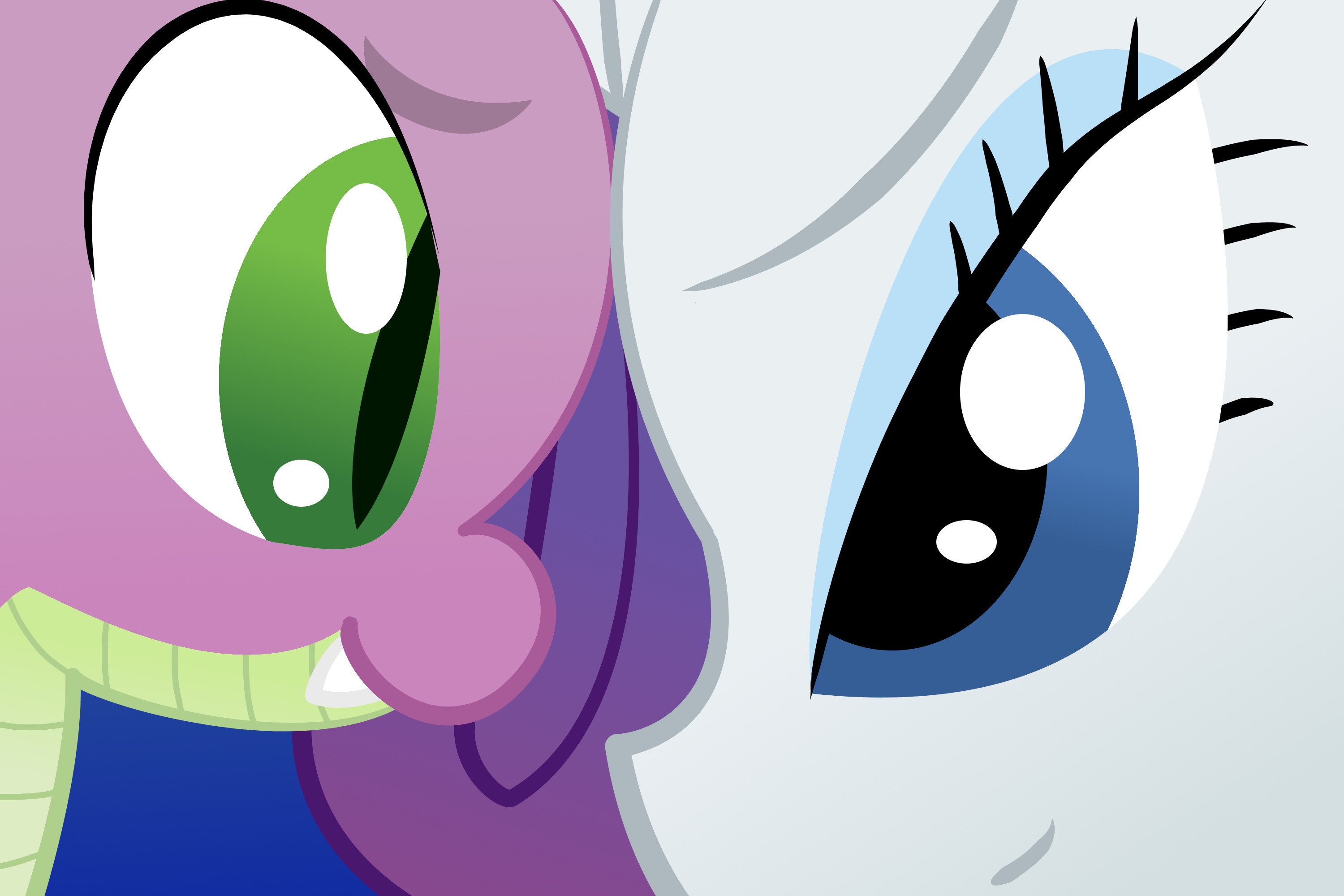 Rarity and Spike wallpaper