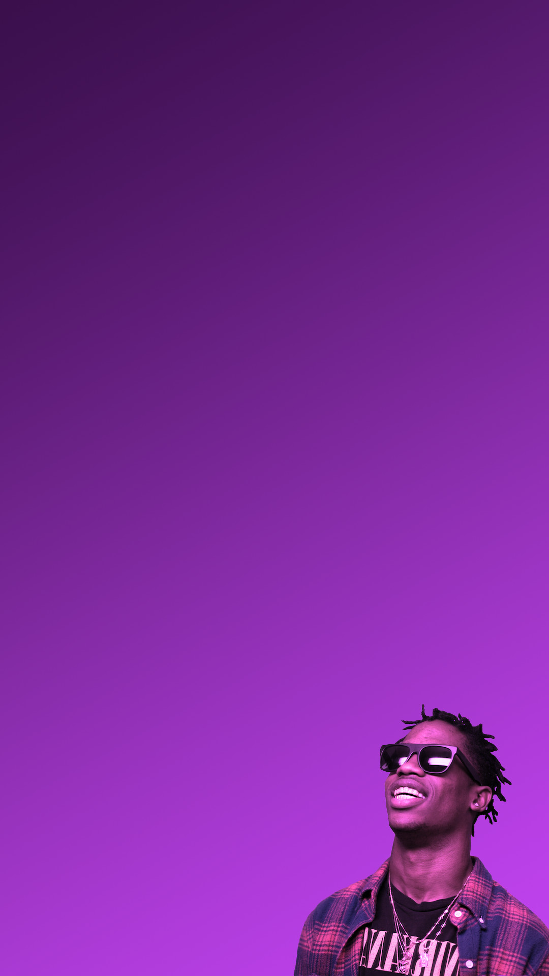 I made an iPhone wallpaper so that Travis can preview your notifications for you