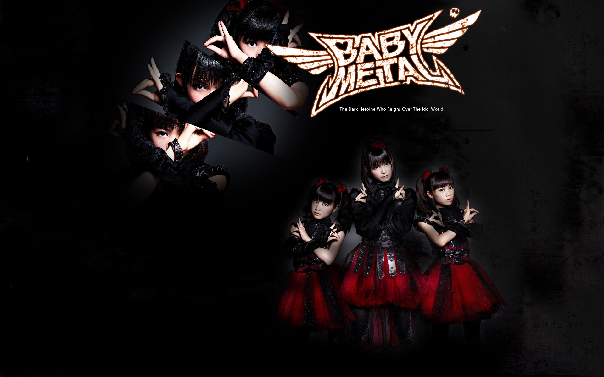 Babymetal red and black. babymetal wallpaper i d z version 1 by kirito zoldyck d5urzch