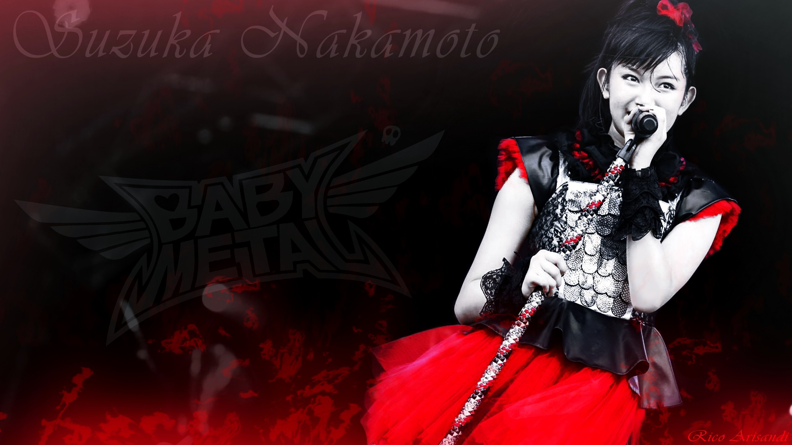 Suzuka Nakamoto Su Metal Wallpaper BabyMetal by arisandiart