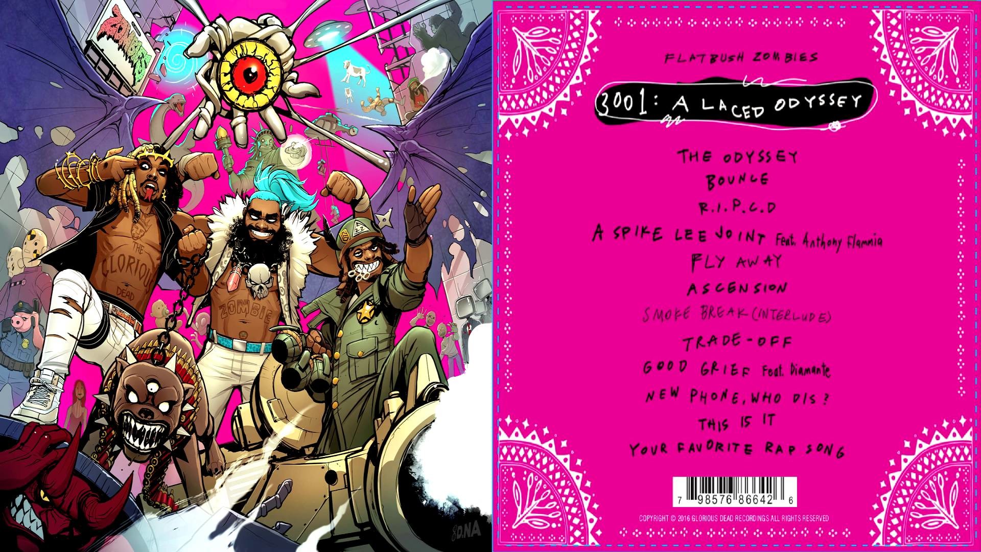 Flatbush ZOMBiES – The Odyssey 3001 A Laced Odyssey DOWNLOAD / BUY