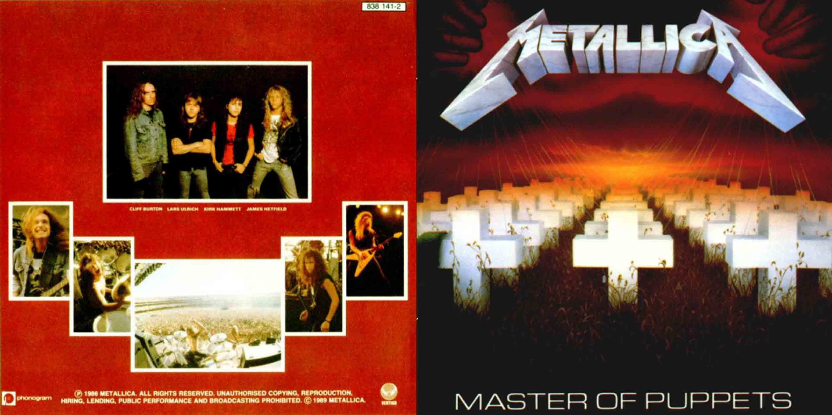 Master Of Puppets – 1986 front