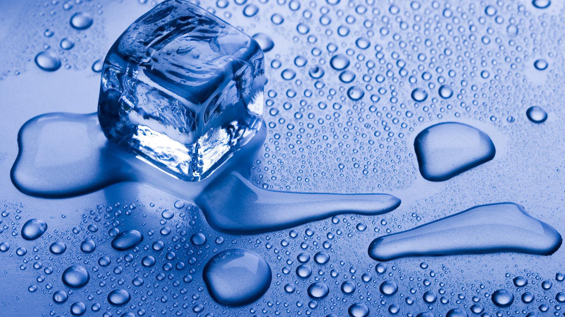 Miscellaneous melting ice cube wallpaper