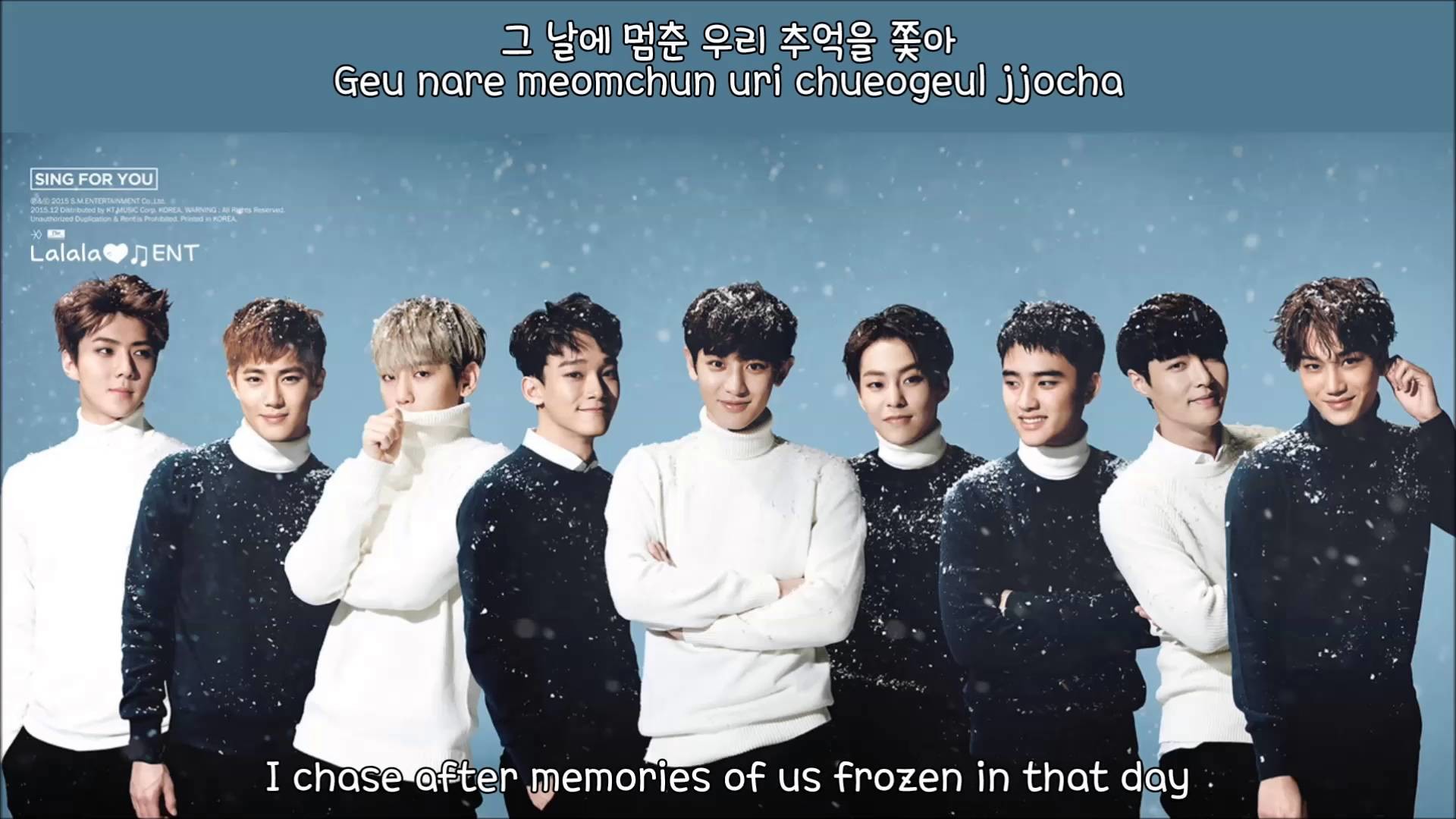 EXO – On the Snow eng sub romanization hangul HD Korean Ver. – YouTube