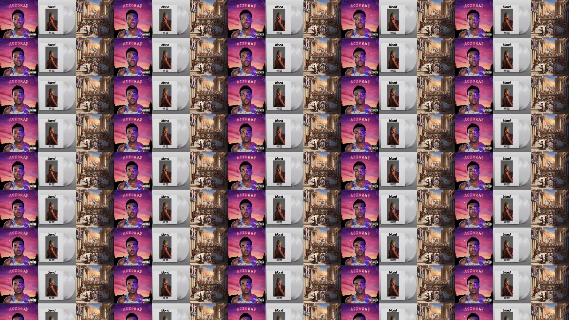 Chance Rapper Acid Rap Frank Ocean Blonde Logic Wallpaper Tiled Desktop Wallpaper
