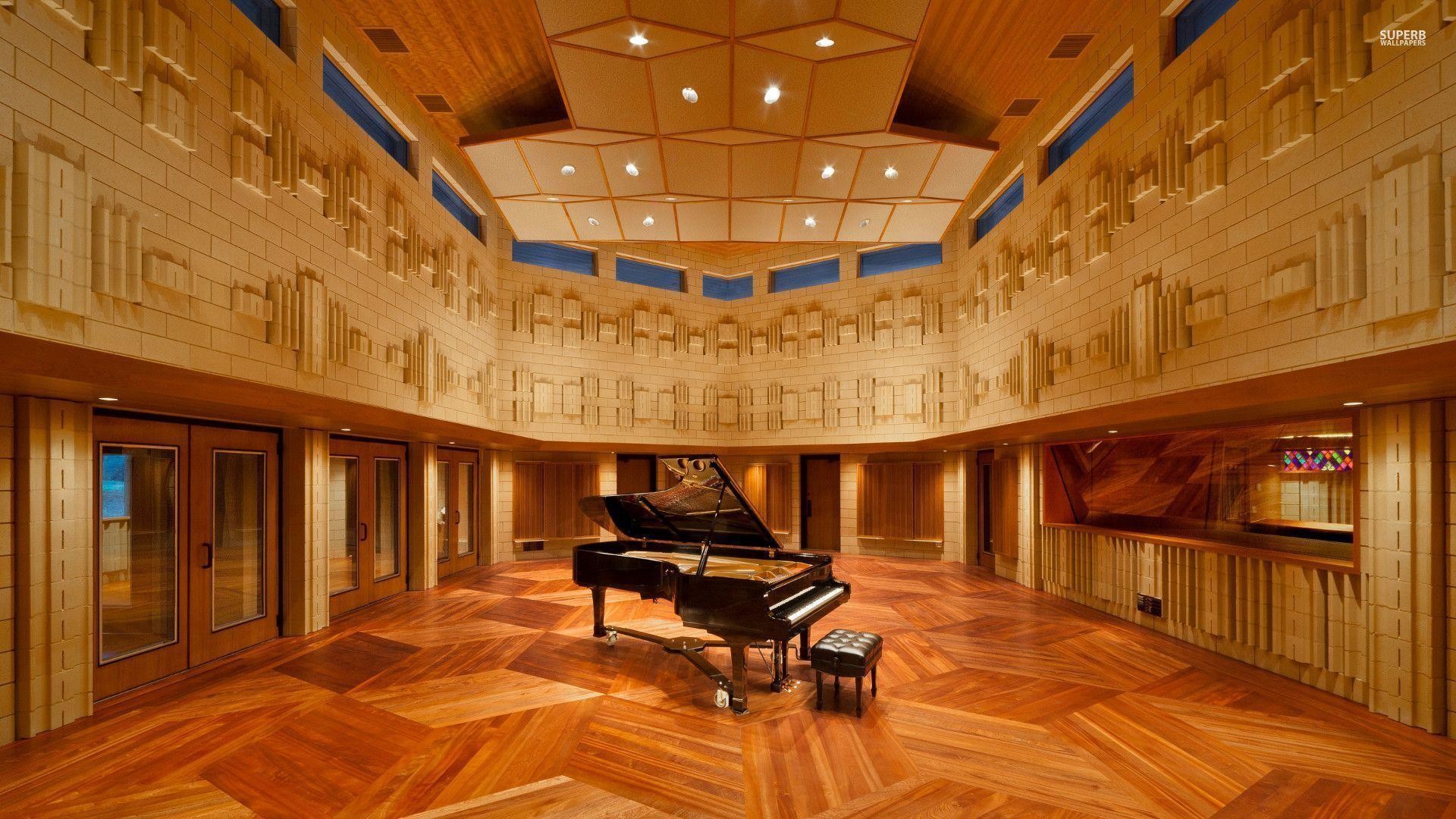 Piano in the Manifold Recording studio wallpaper – Music .