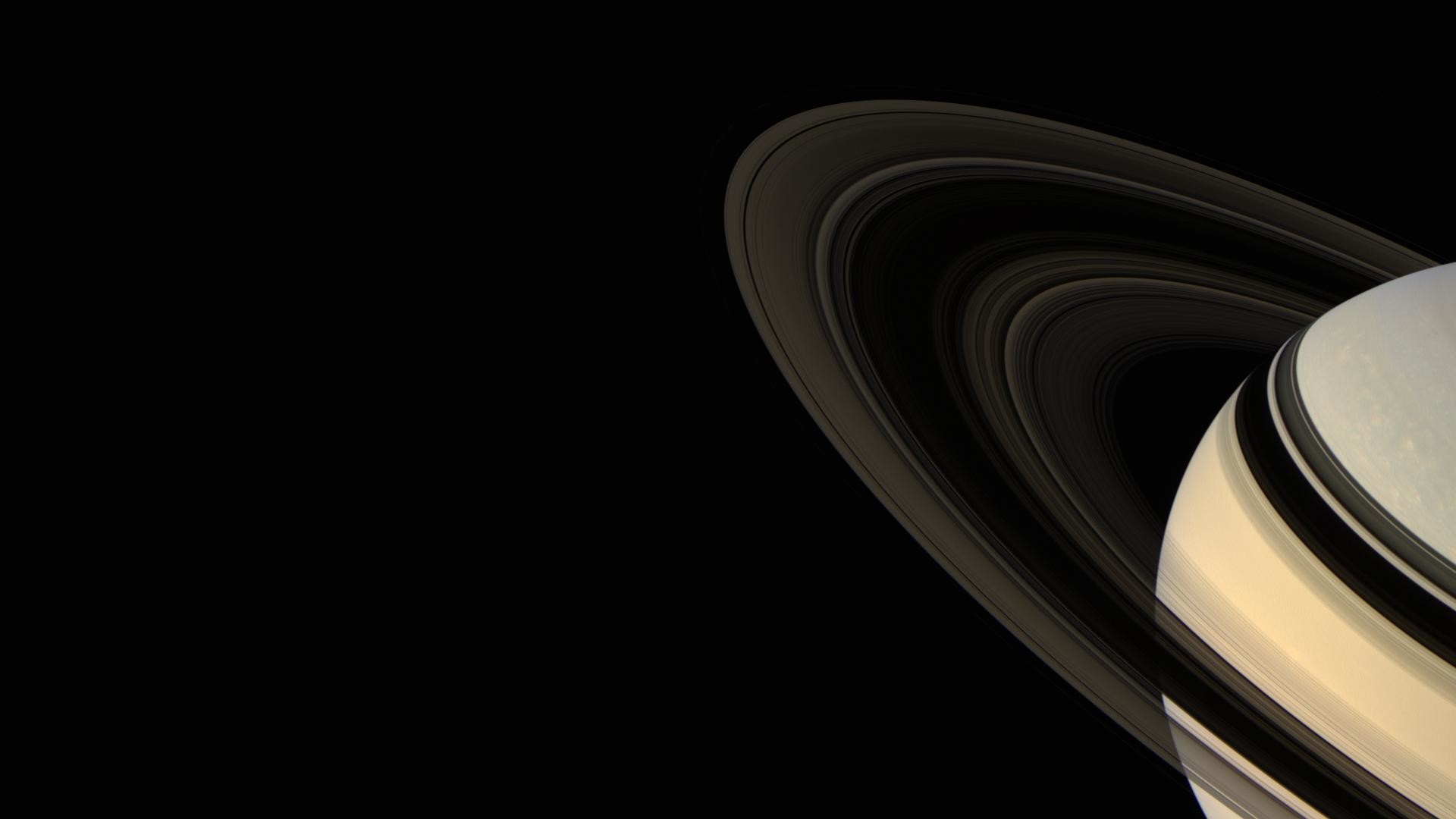Rings of Saturn Band Wallpaper