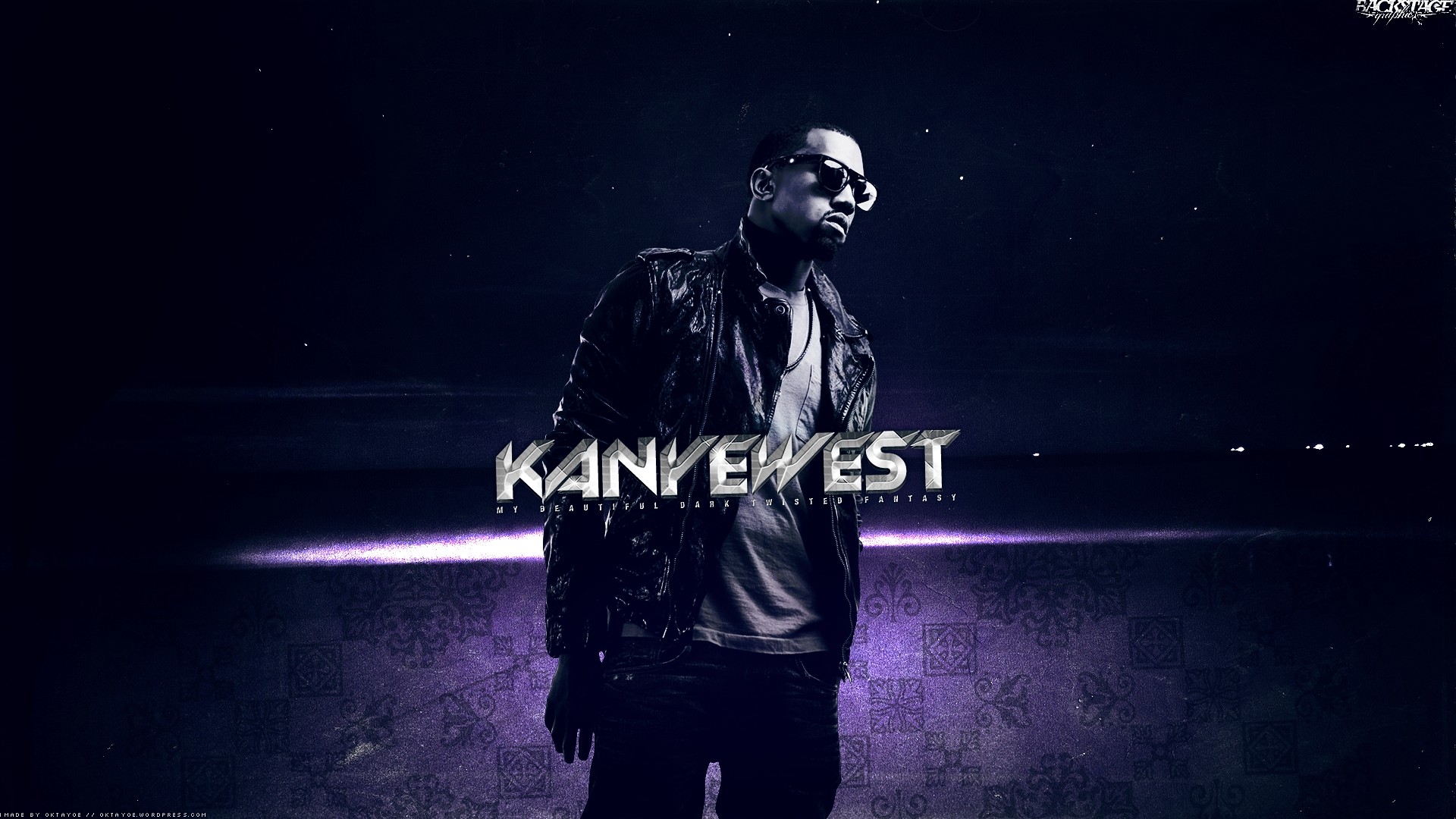 Preview wallpaper kanye west, jacket, glasses, look, space 1920×1080