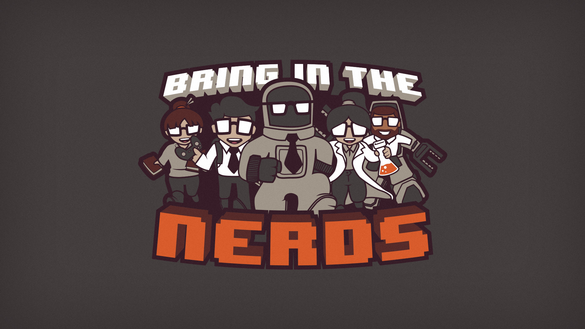 Bring in the nerds wallpaper edition by blo0p customization wallpaper