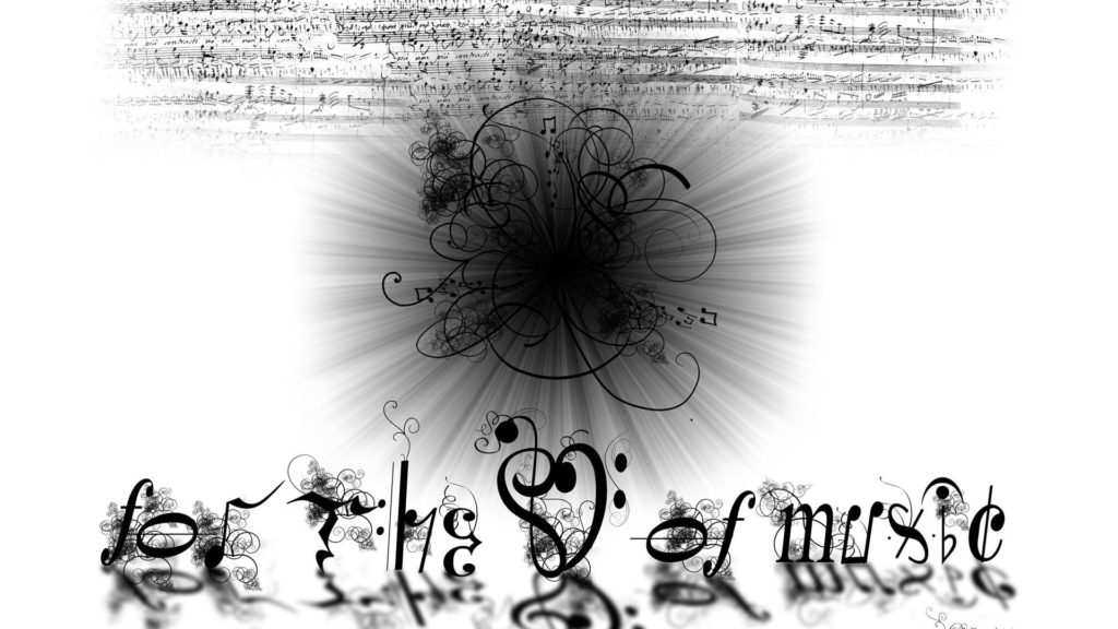 Cool vector Music symbol background for windows wide wallpapers :1280×