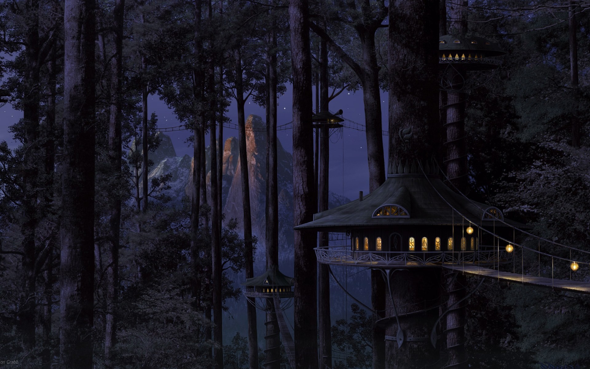 Fantasy forest Wallpaper Backgrounds