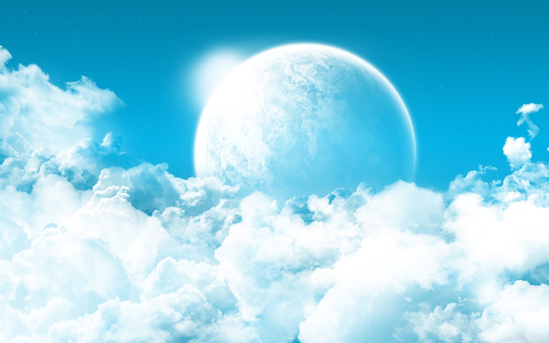 Planet in the cloudy sky Fantasy HD desktop wallpaper, Planet wallpaper, Sky wallpaper, Cloud wallpaper – Fantasy no