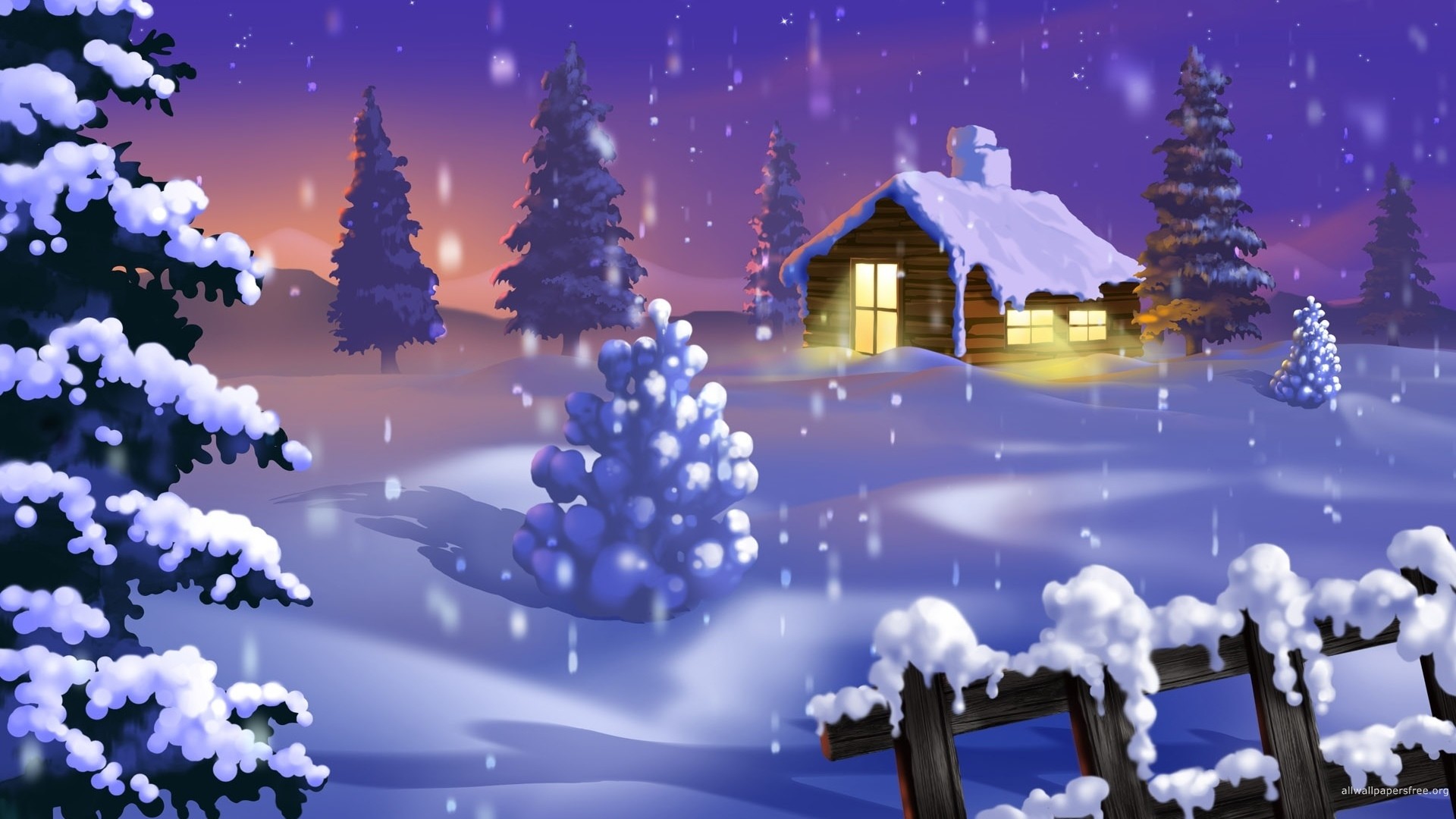 56+ Animated Snow Falling