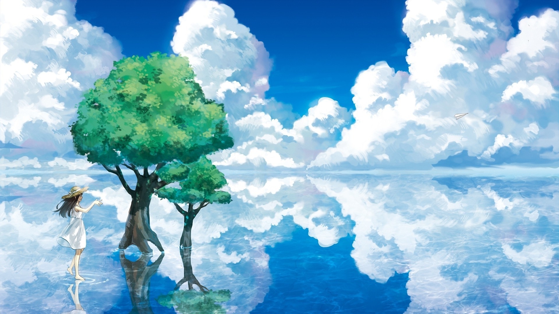 Animation, Nature, Sky, Clouds, Water Wallpapers HD / Desktop and Mobile Backgrounds