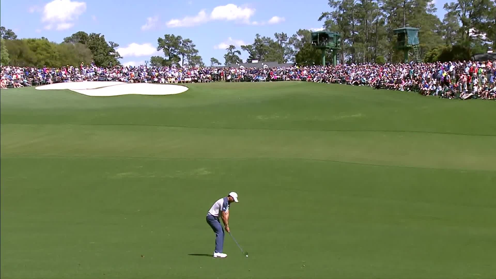 Watch a selection of the best shots from the opening round Masters