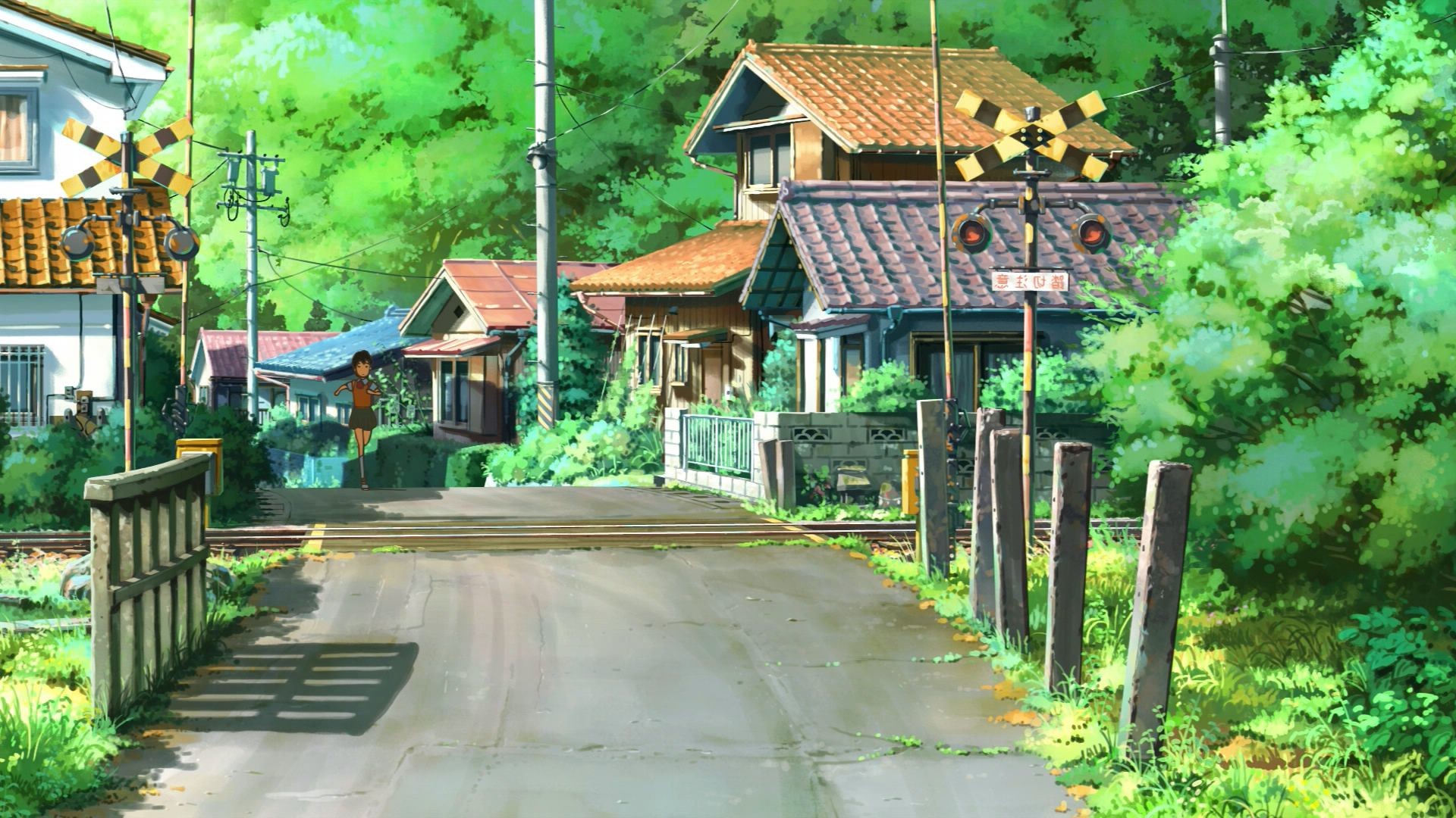 Village Anime Scenery Wallpaper Free Desktop Wallpaper