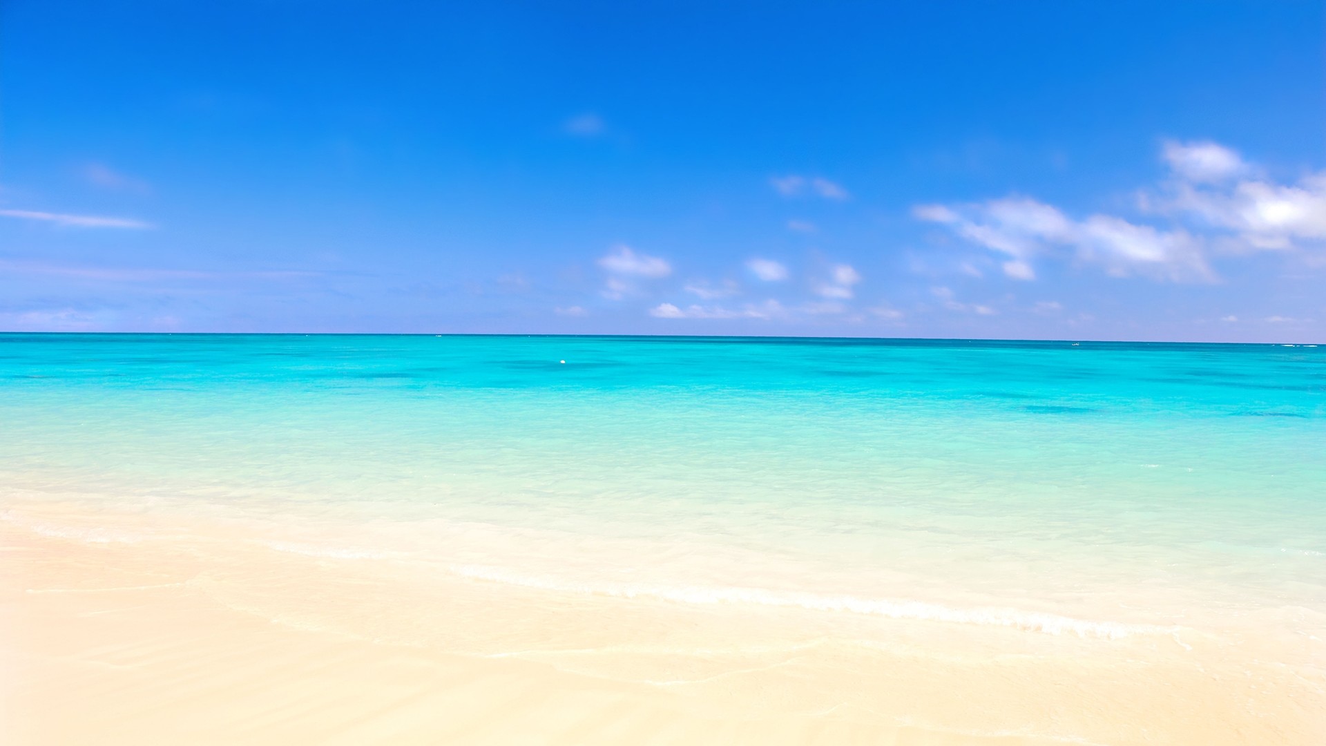 Preview wallpaper ocean, sand, beach 1920×1080