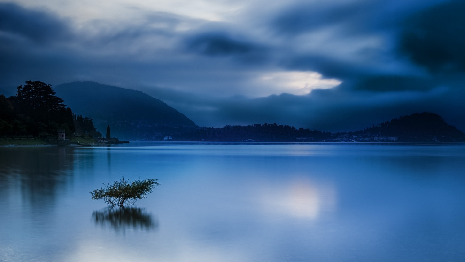 landscape, Nature, Blue, Water, Sunrise, Lake, Italy, Mountain, Clouds,  Trees, City, Calm Wallpapers HD / Desktop and Mobile Backgrounds