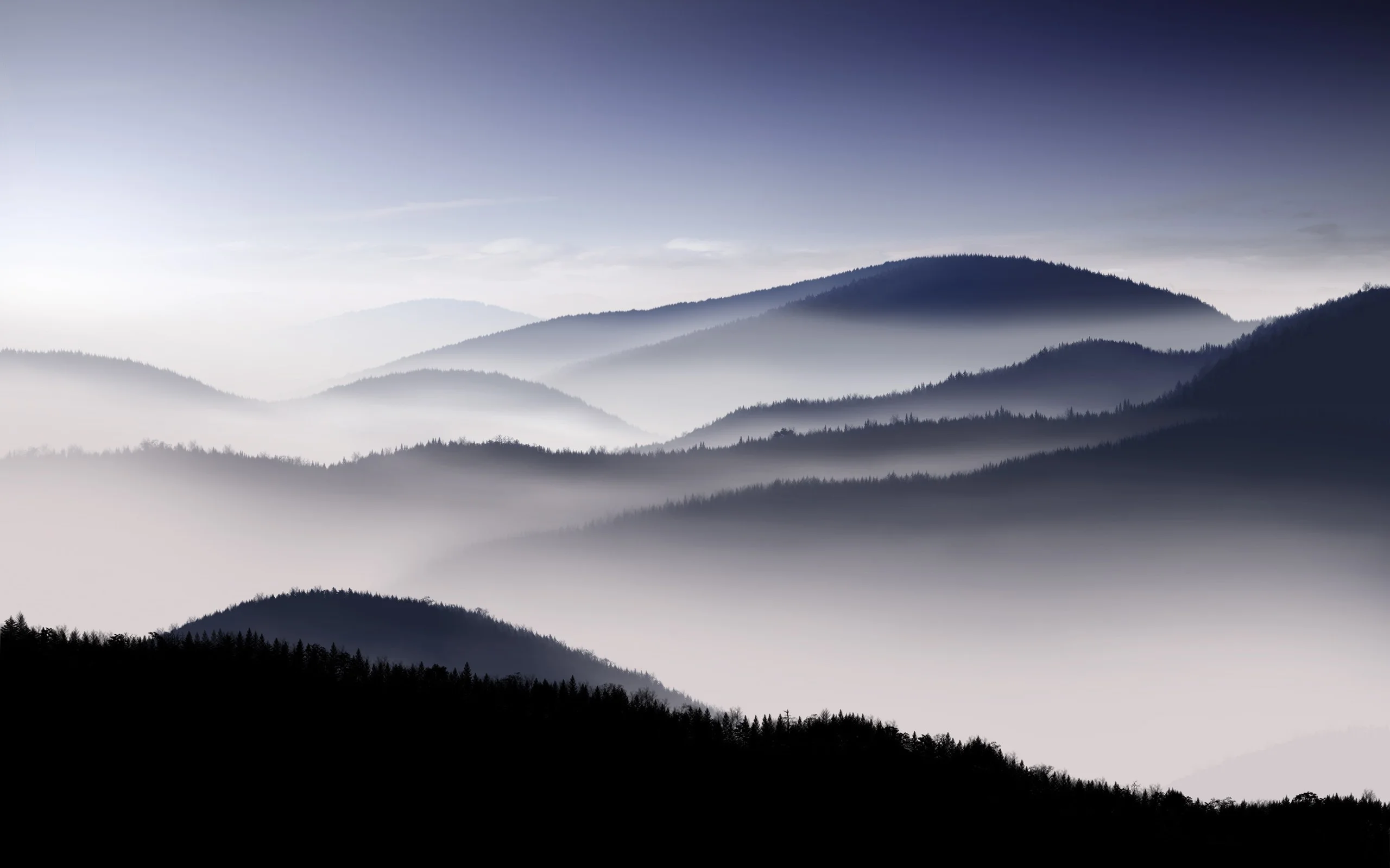 nature, Landscape, Sunrise, Mist, Mountain, Calm Wallpapers HD / Desktop  and Mobile Backgrounds