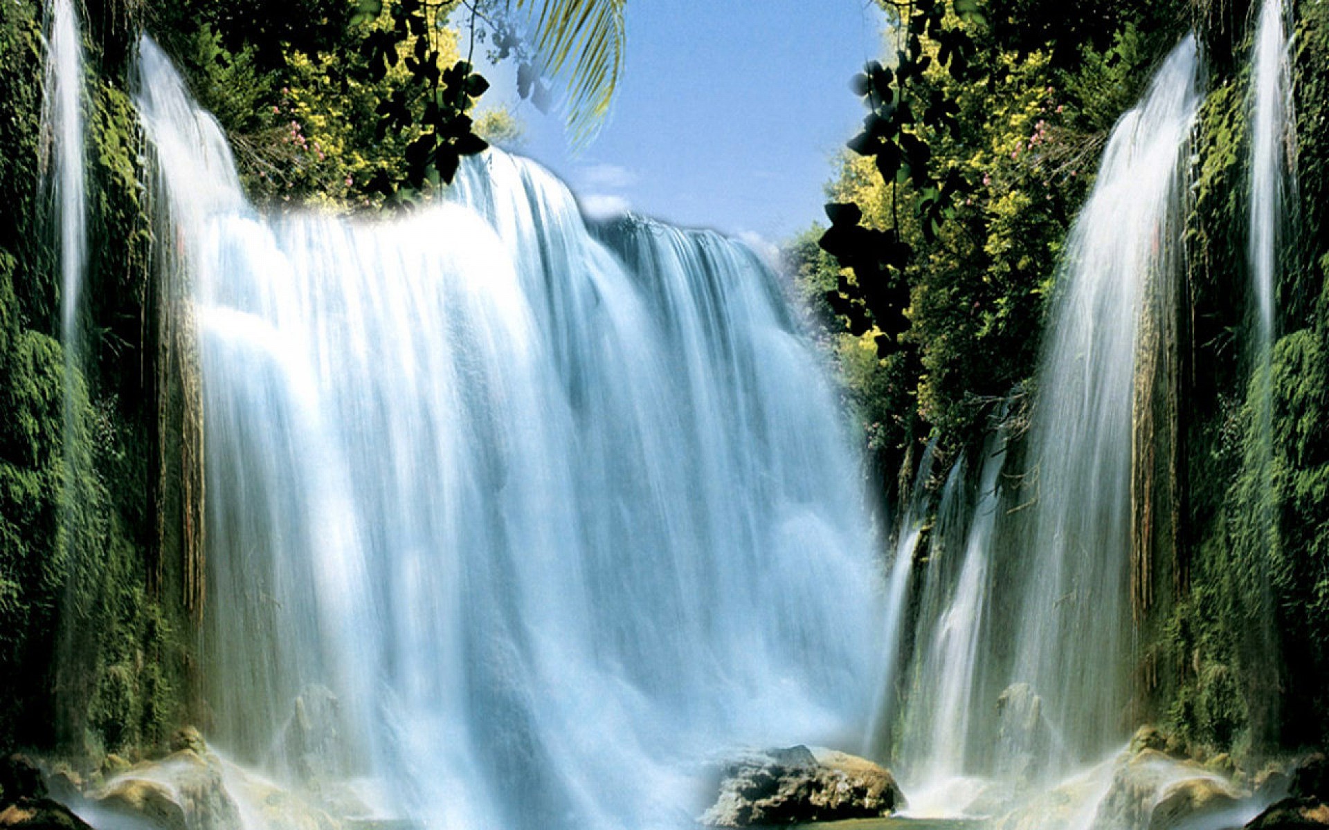 High Waterfall Wallpaper