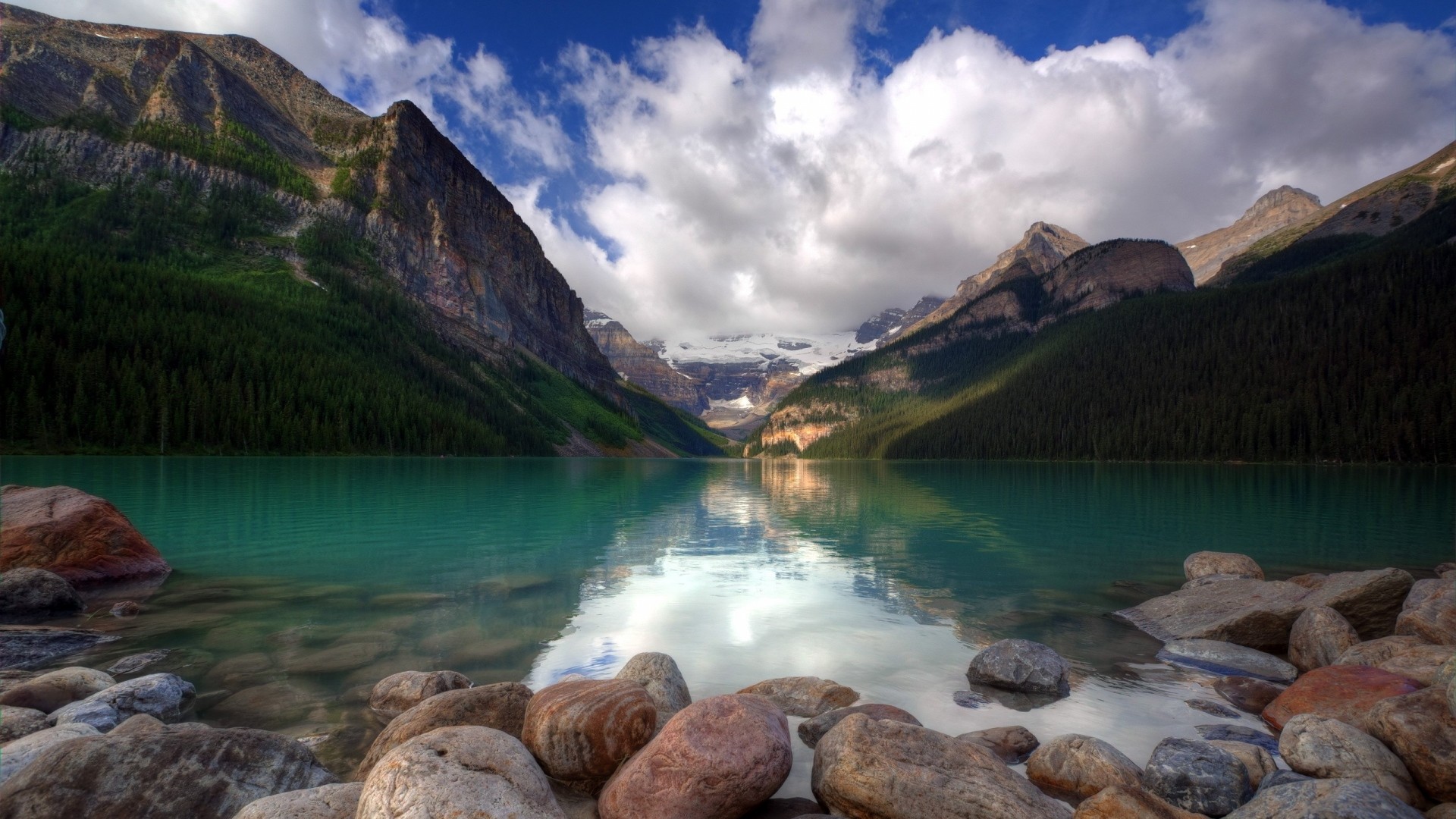 Wallpaper sea, stones, summer, mountains, beautiful