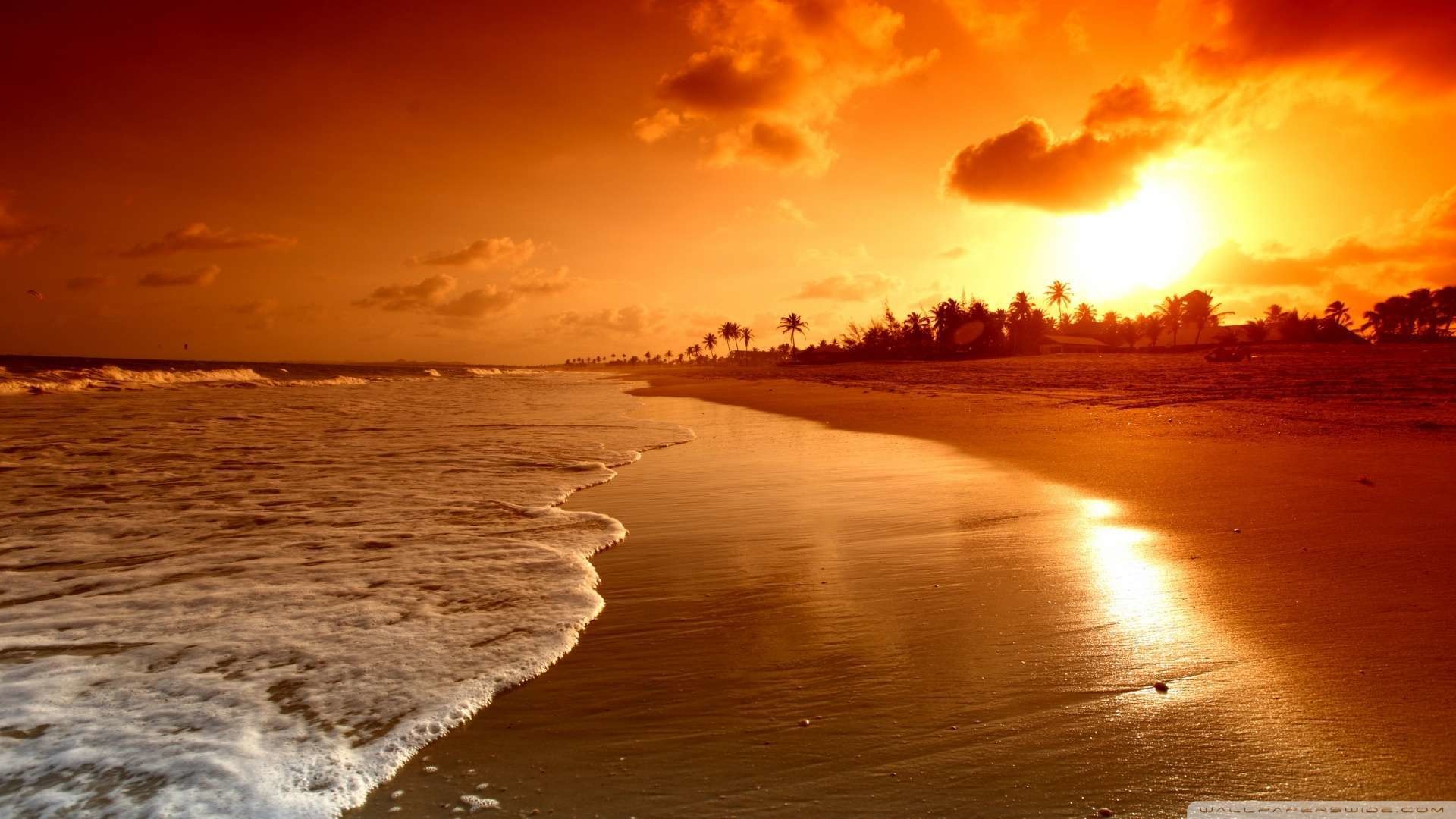 Wallpaper Beach Sunrise Wallpaper 1080p HD. Upload at February 2