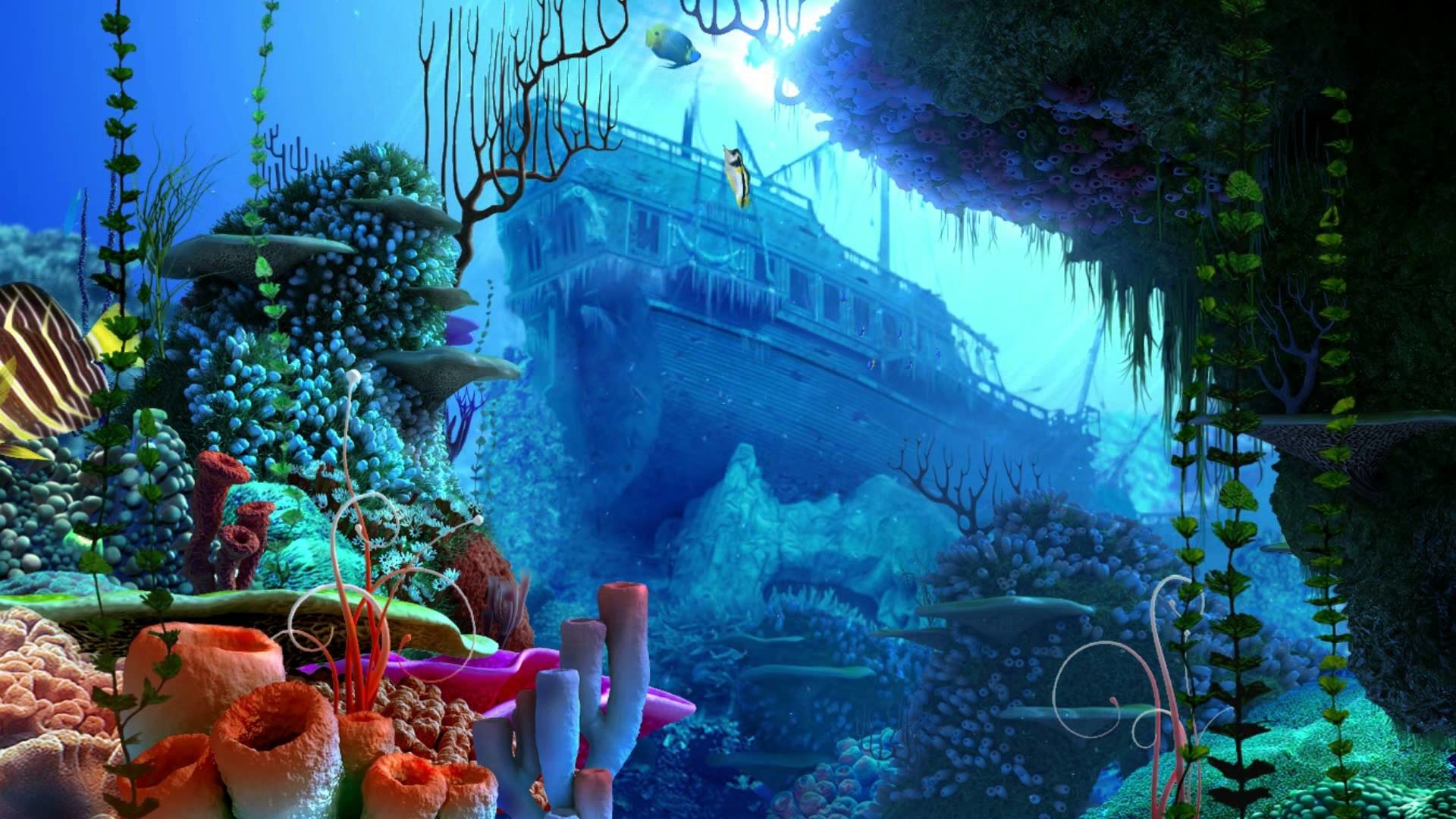 Ocean Dream – Eden by Ledovskiy Valeriy – Aquarium – 3D Screensaver – New Age HD 1080p – YouTube