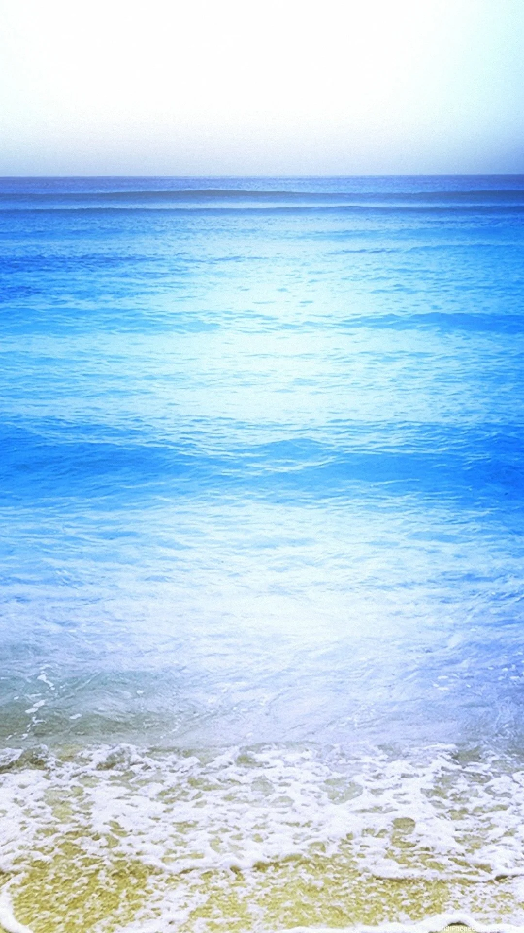 HD sea beach wave water ocean iphone 6 wallpaper