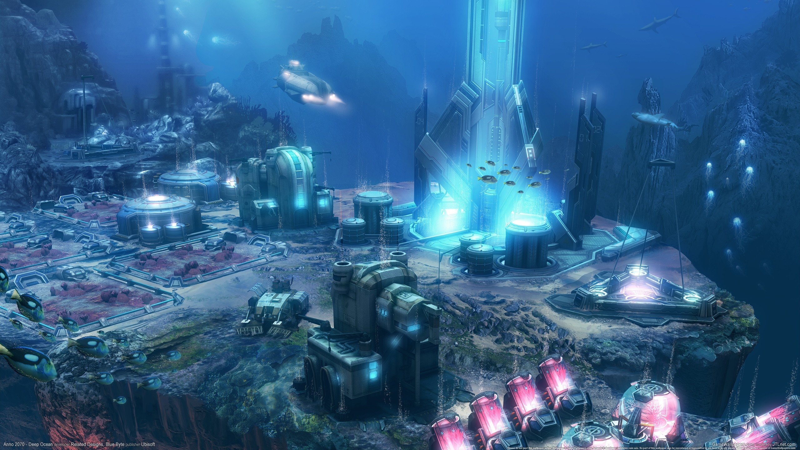 ANNO 2070 Deep Ocean sci-fi underwater city wallpaper | | 126552  | WallpaperUP