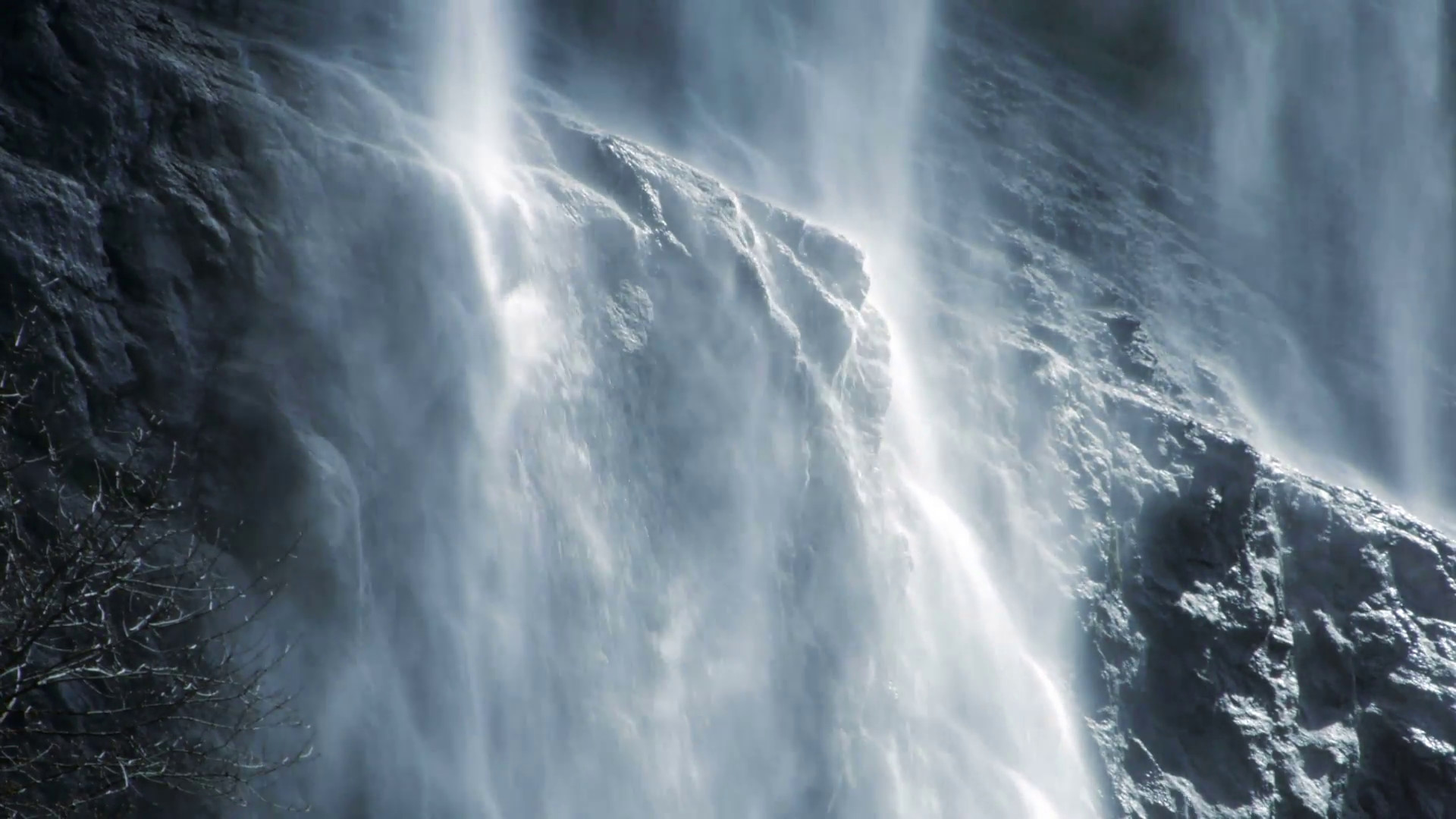 Waterfall background. spring water. source. fresh clean.waterfall slow motion Stock Video Footage – VideoBlocks