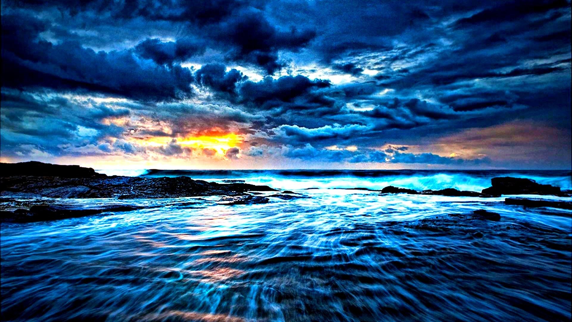 Waves Tag – Peaceful Simply Beautiful Sunrise Sunset Waves Beauty Clouds  Nature Sea Lovely Blue Ocean