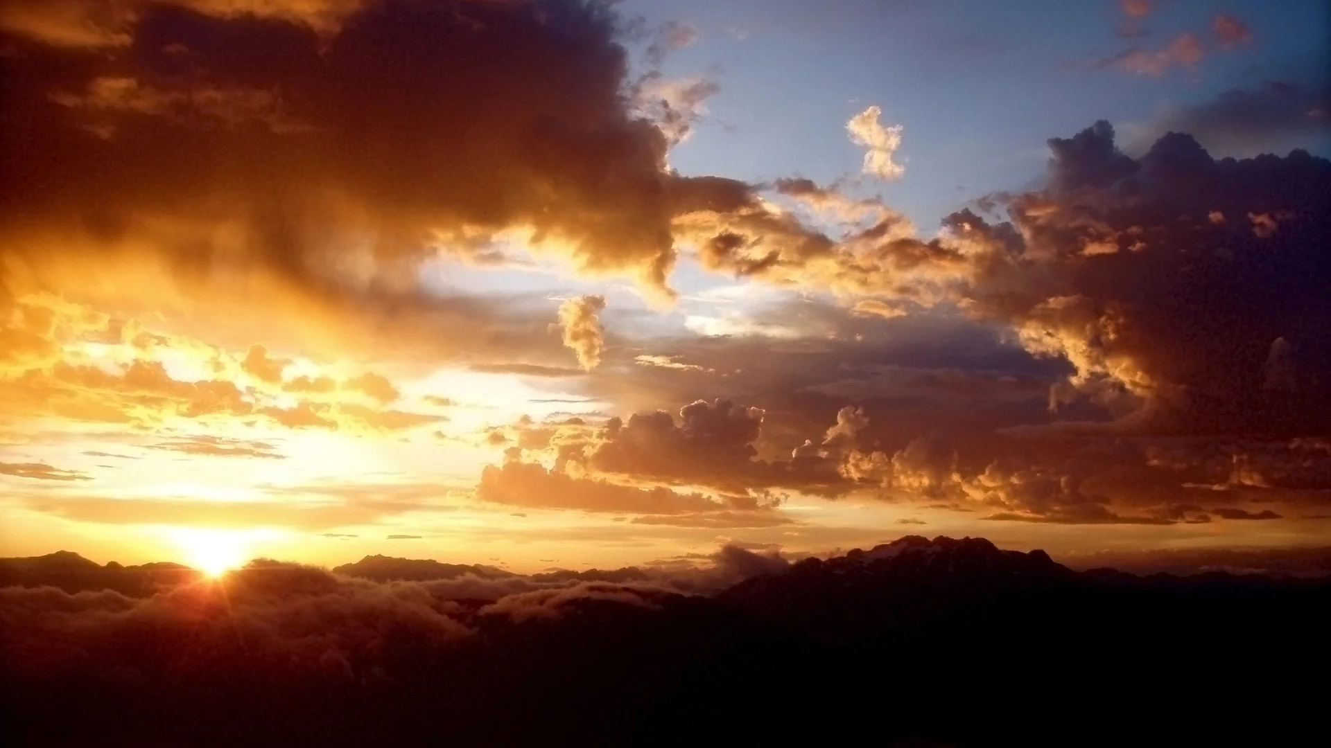 Clouds_sun_sunset_colors_height_air_sky_ _ X HD wallpaper