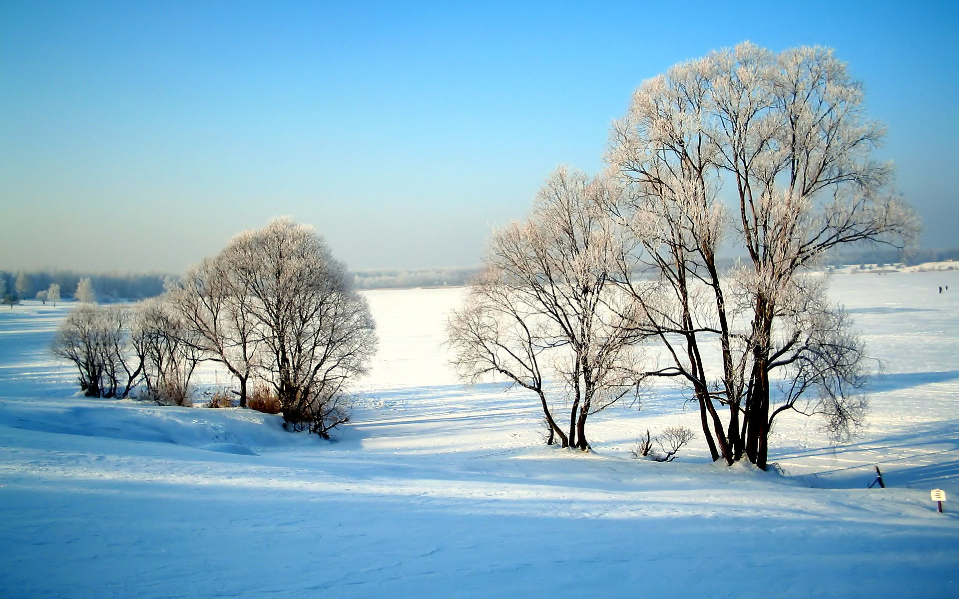 19201200 Widescreen Winter Snow Scenes – Dreamy Winter Snow Wallpaper