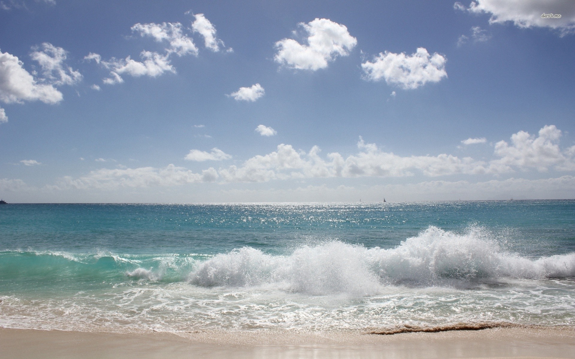 12794 waves on a sunny day 1920×1200 beach wallpaper 19201200 Spiritual Pinterest Punta cana