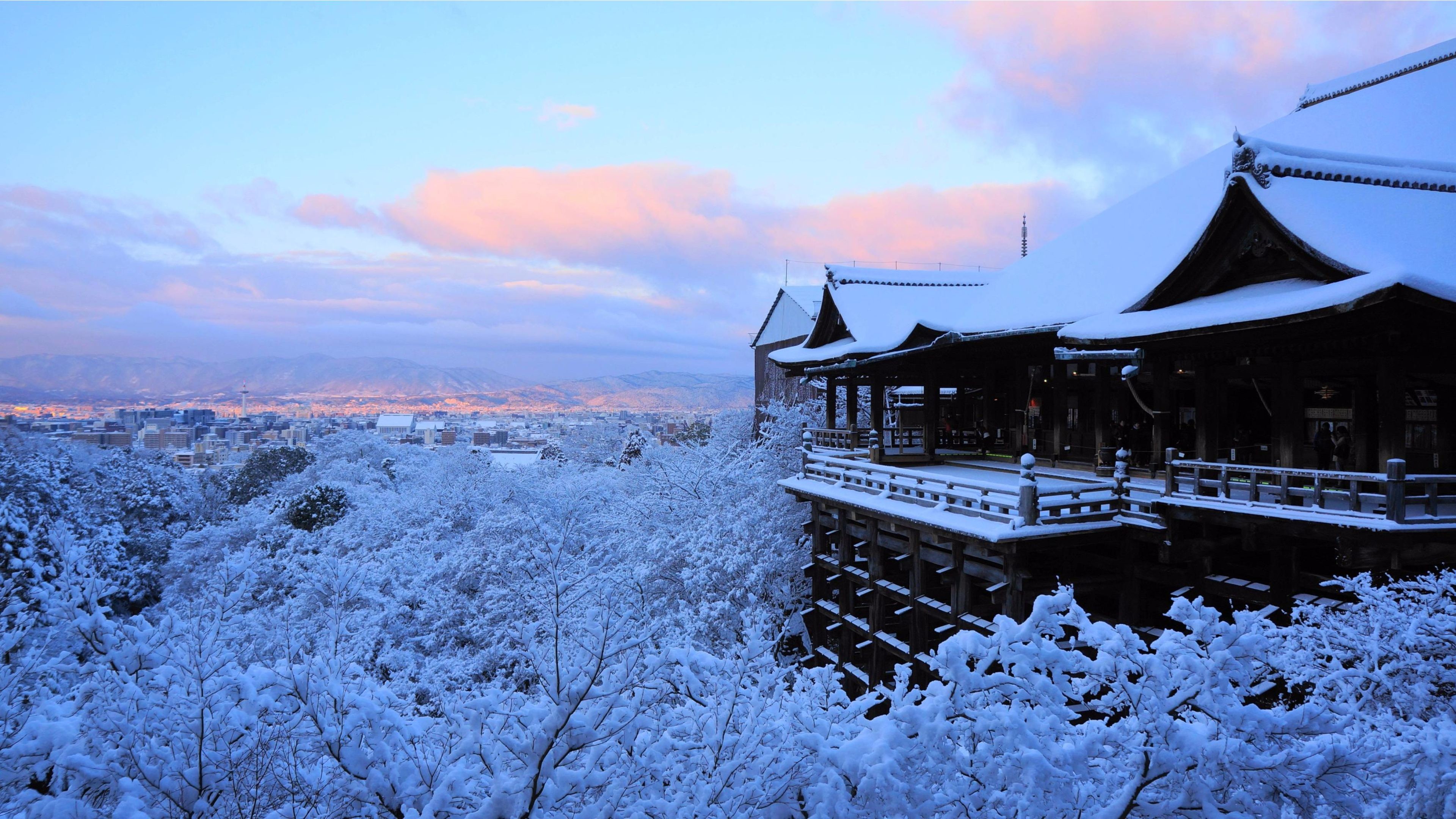 Amazing Winter 2016 Kyoto, Japan 4K Wallpaper Free 4K Wallpaper