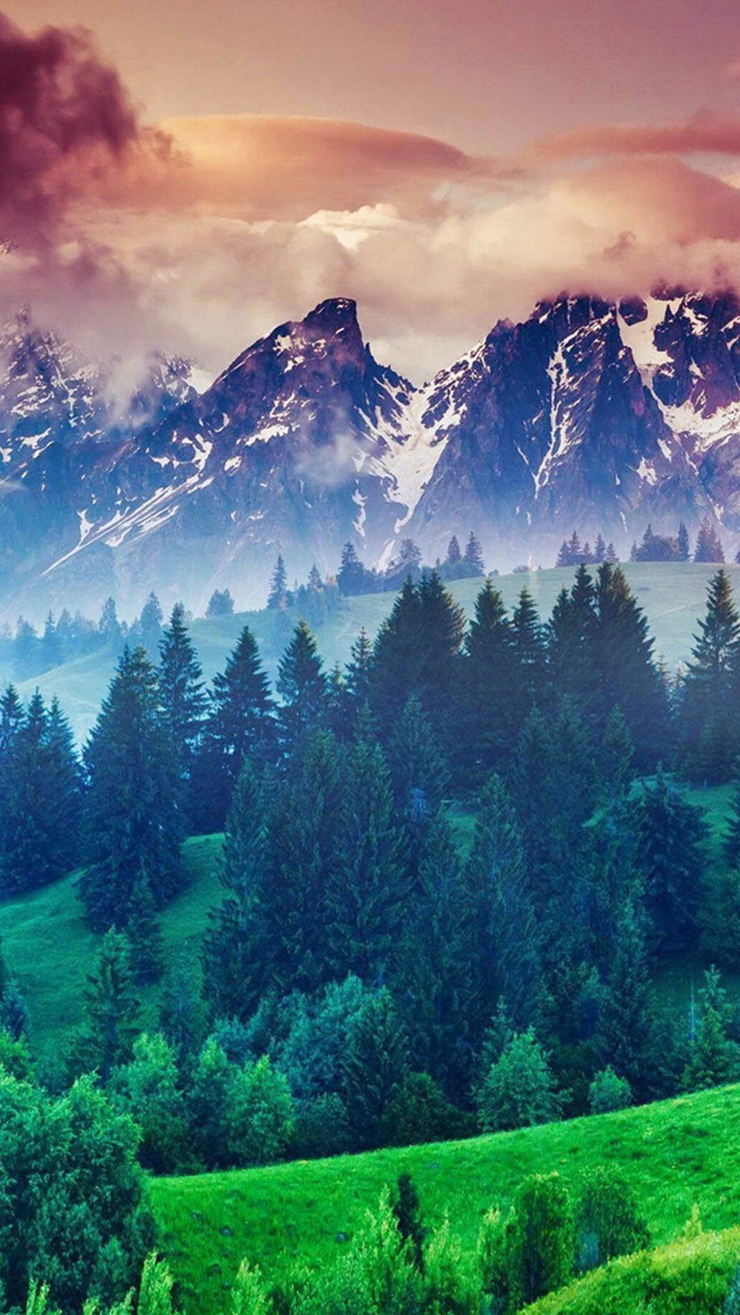 Incredible mountainscape wallpapers for iPhone
