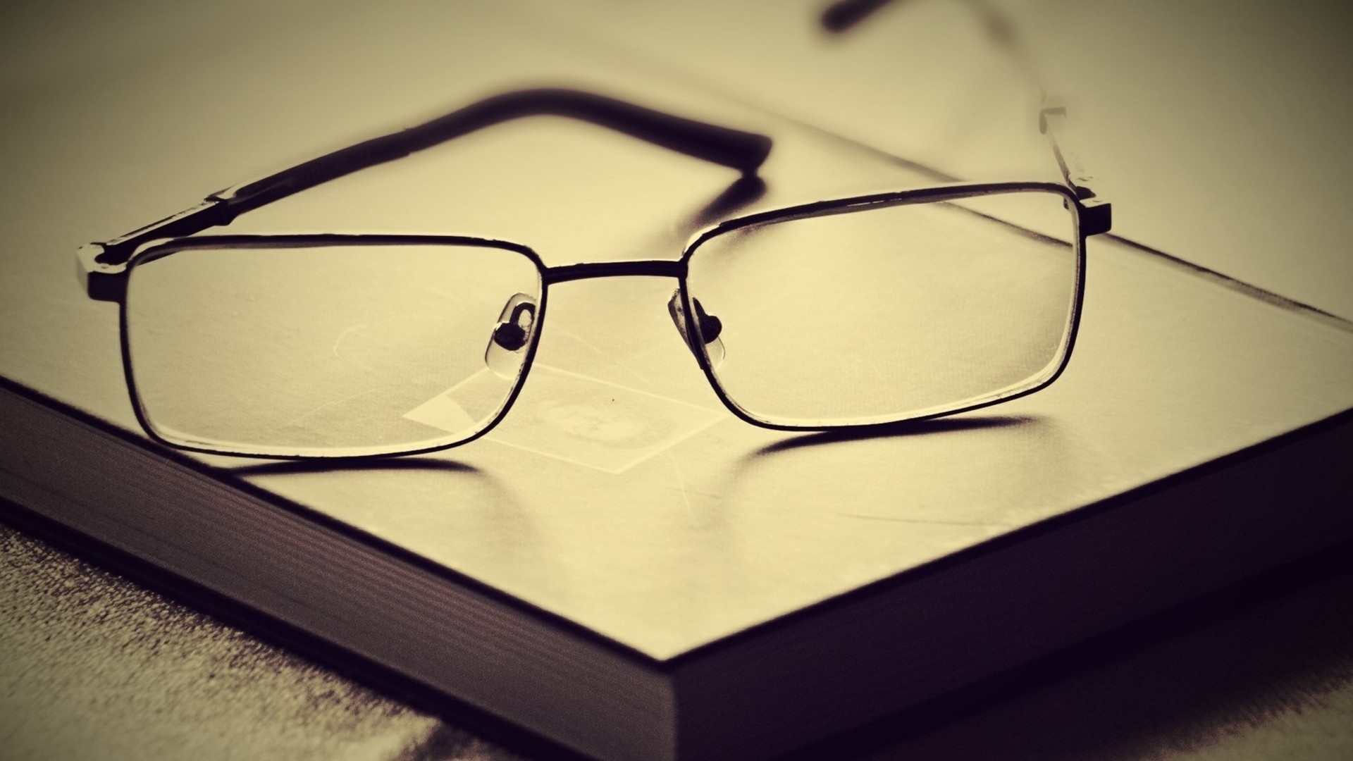 Preview wallpaper book, glasses, lenses, frames 1920×1080