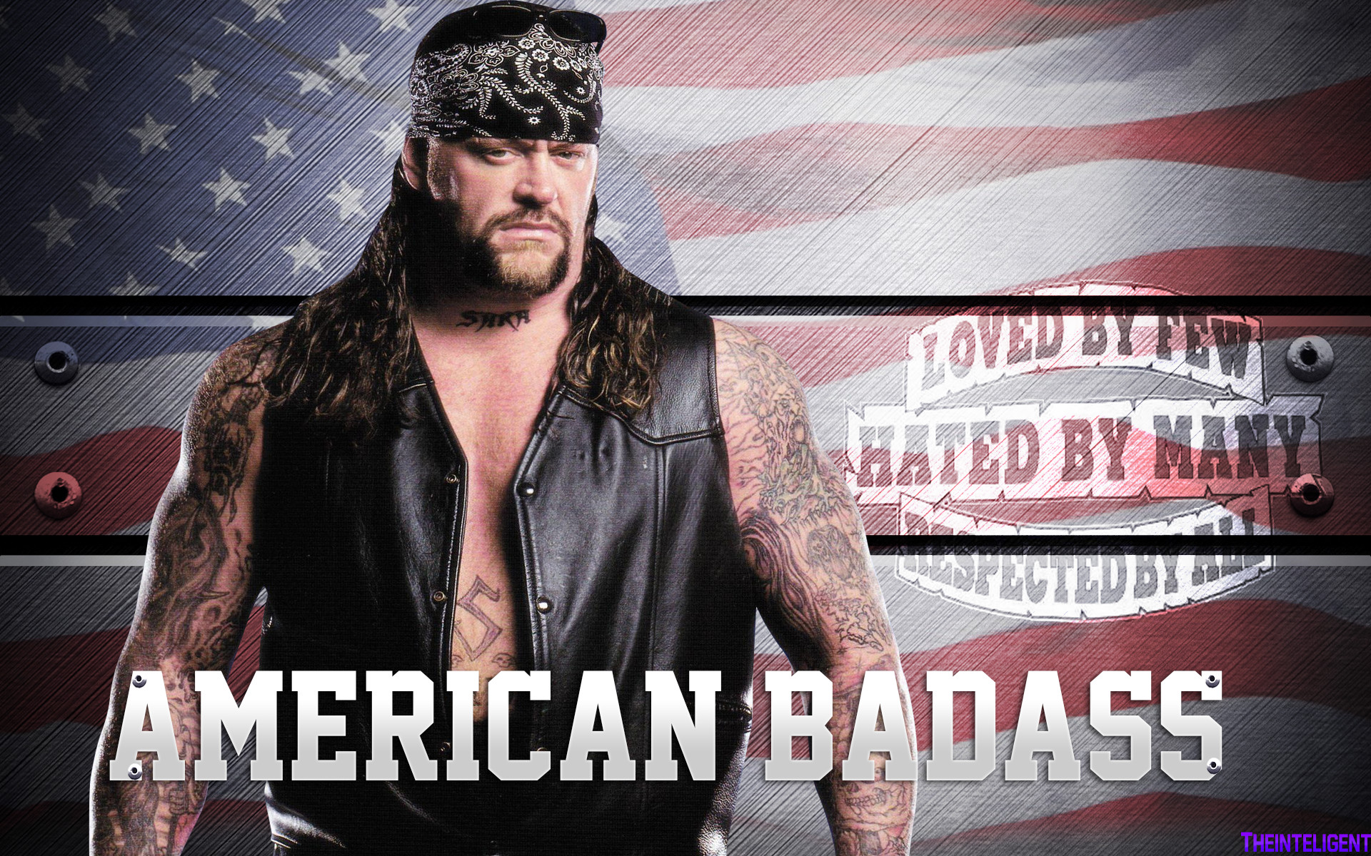 The Undertaker American Badass Wallpaper HD by Theinteligent