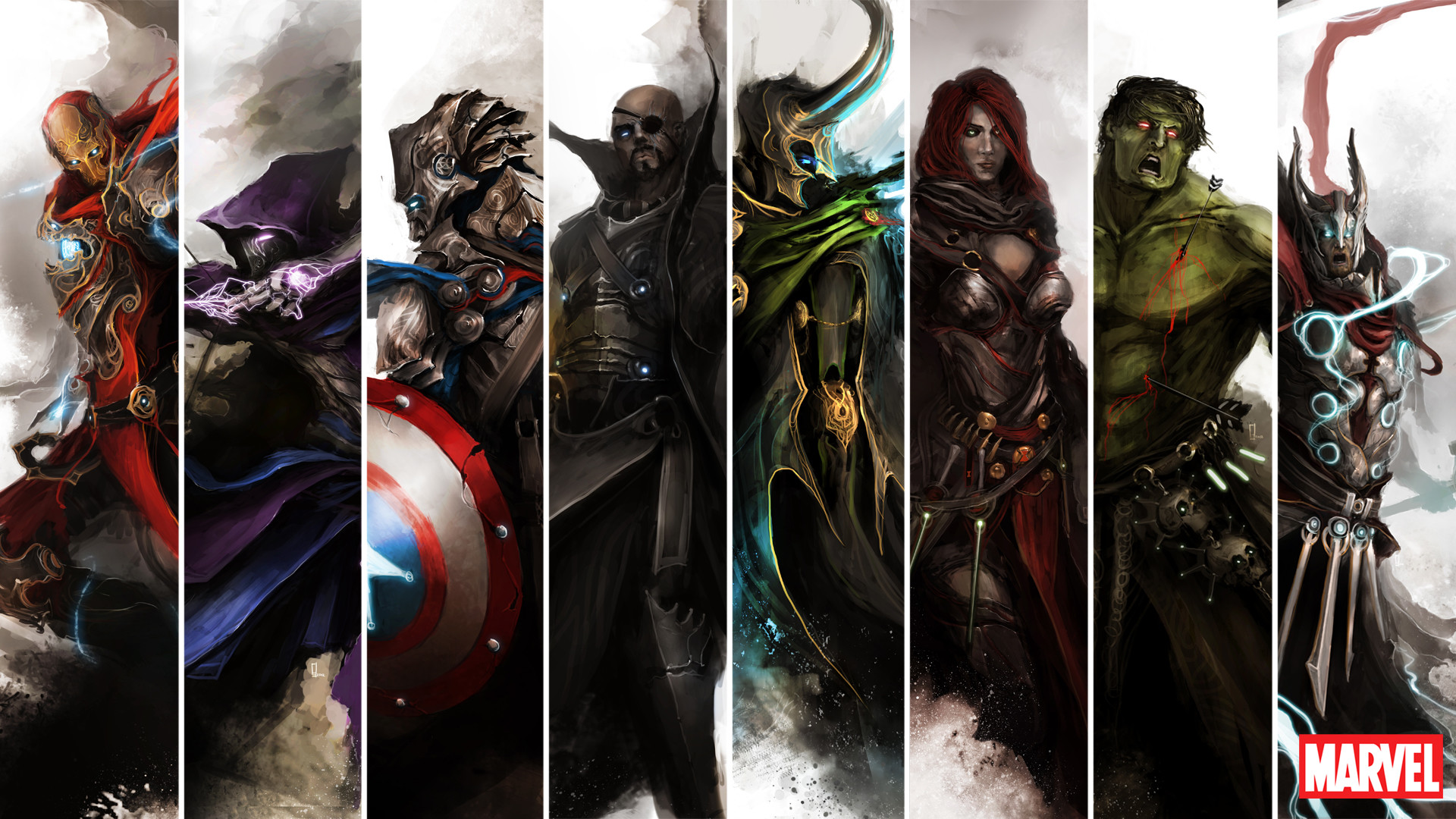 The avengers by thedurrrrian d55trk8