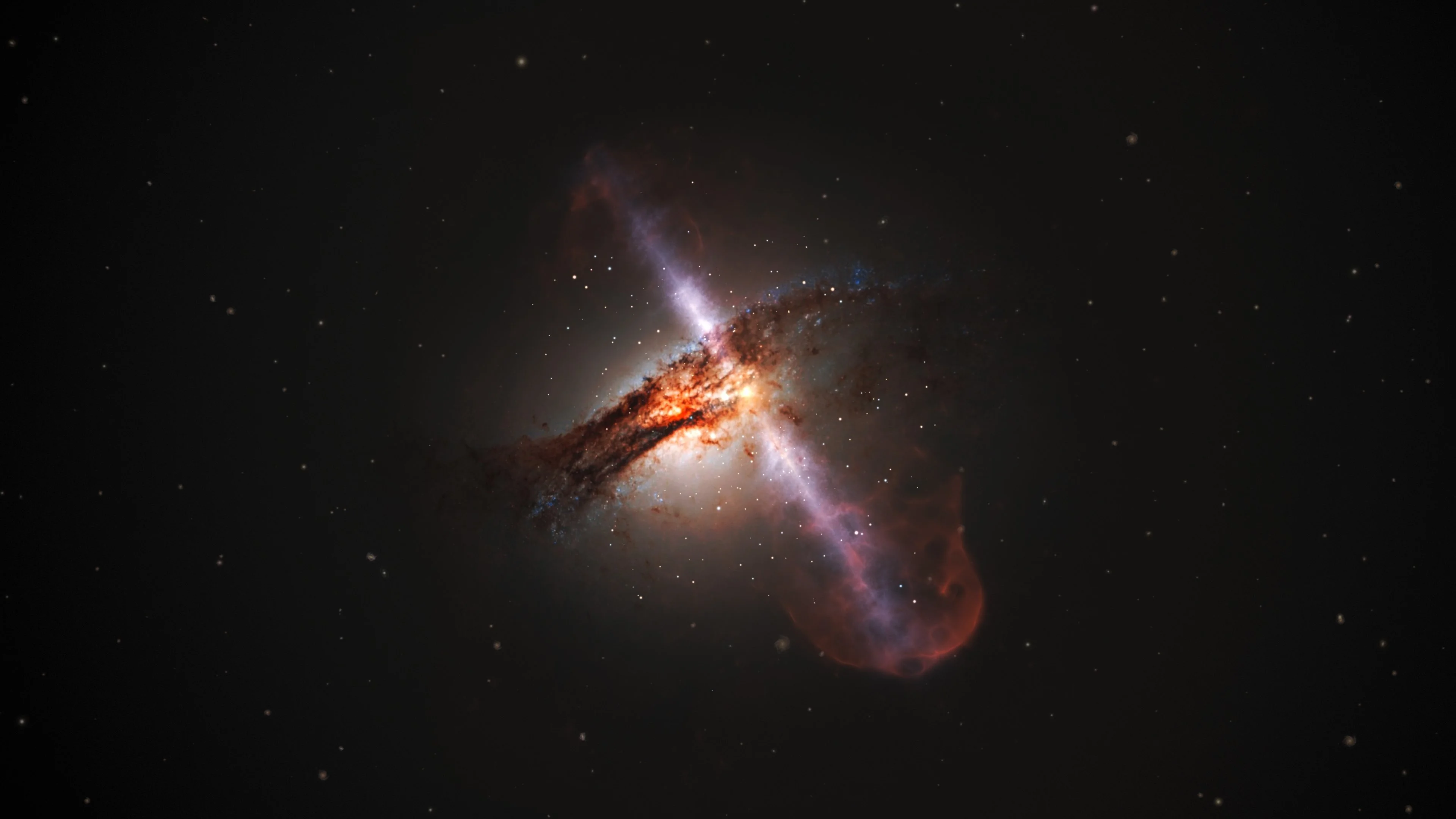 4K HD Wallpaper: Supermassive Black Hole