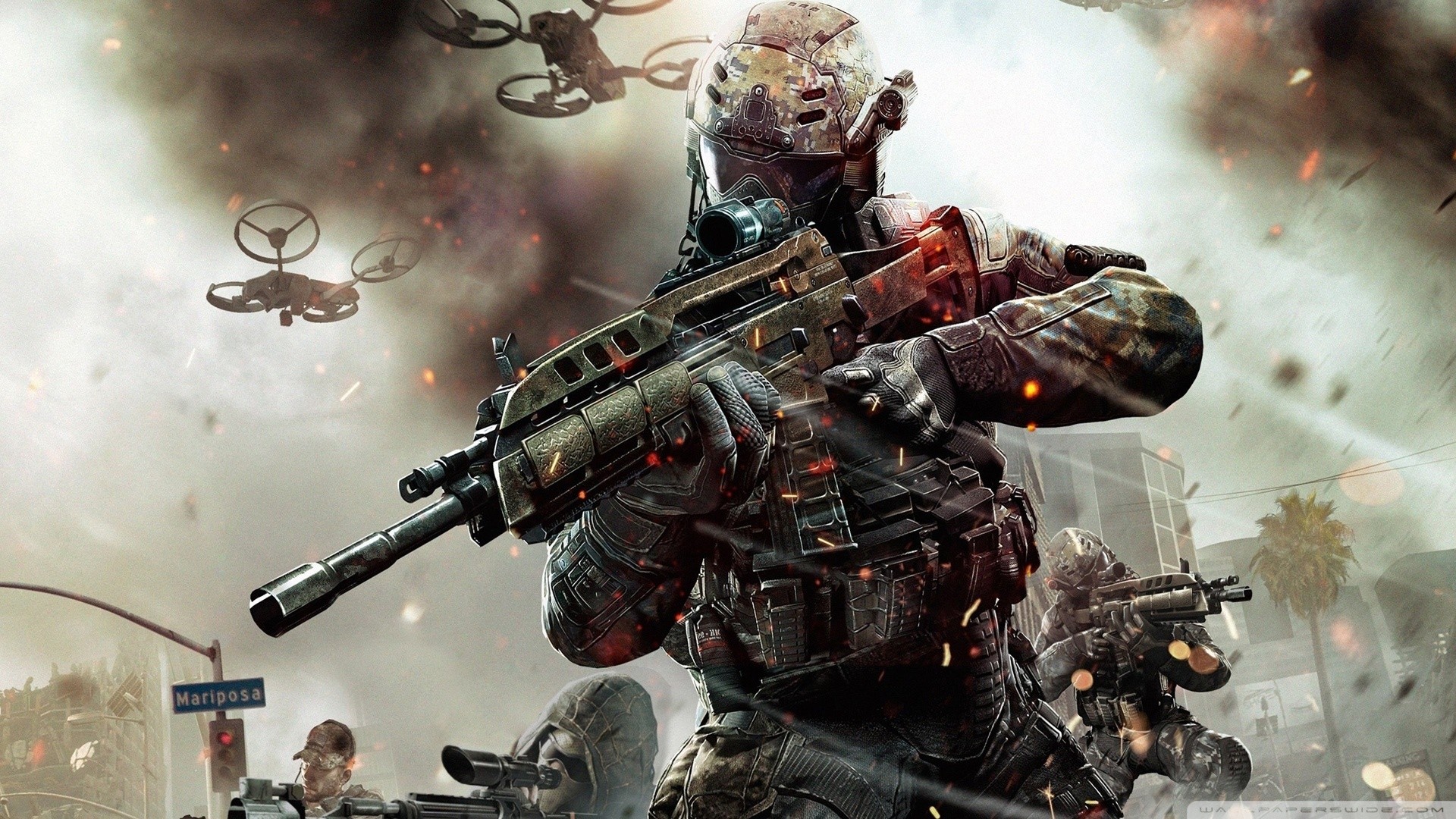Call of Duty Black Ops 2 Game 2013 HD Wide Wallpaper for Widescreen