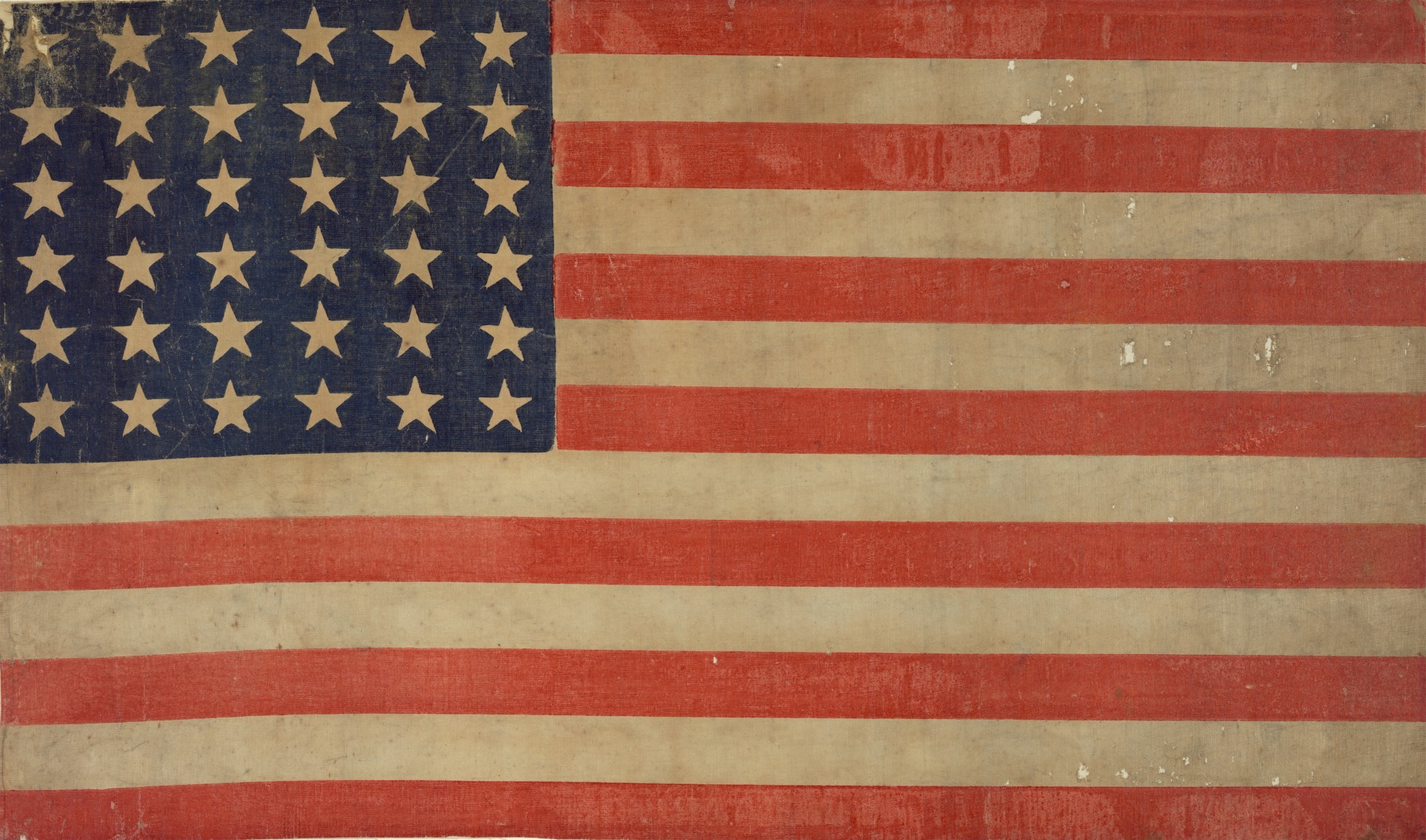 Grunge American Flag Background