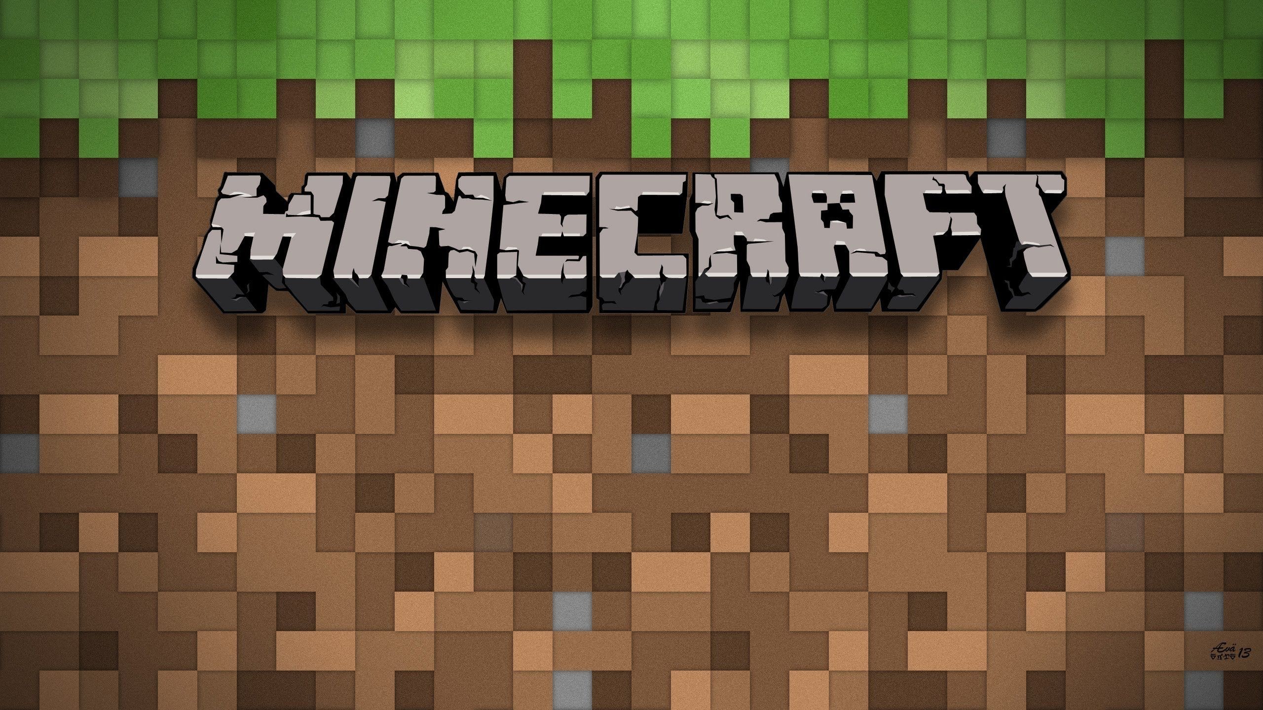 Minecraft Youtube, grass, logo, HD Wallpaper and FREE
