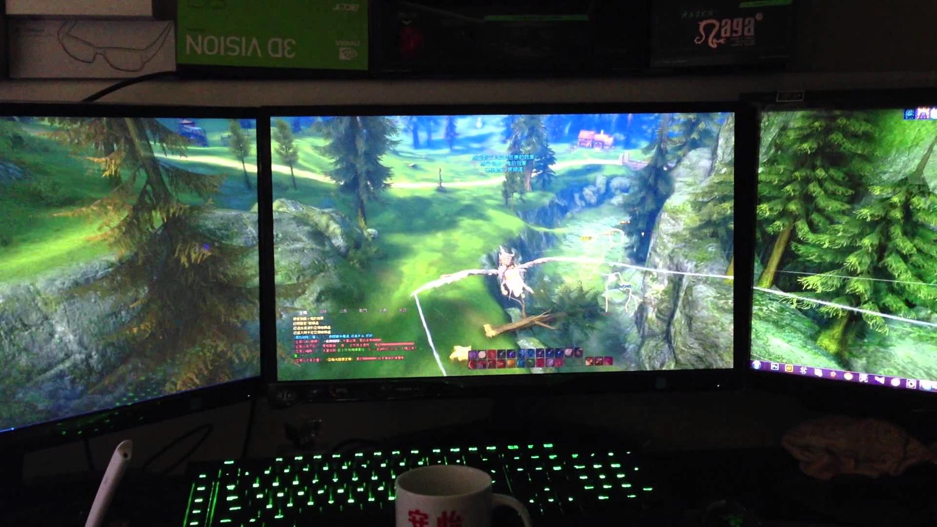 Tera Online with 3 monitor