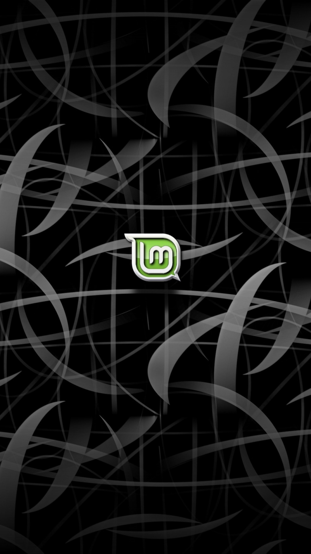 Preview wallpaper linux, gnu, linux mint, logo, abstraction 1080×1920