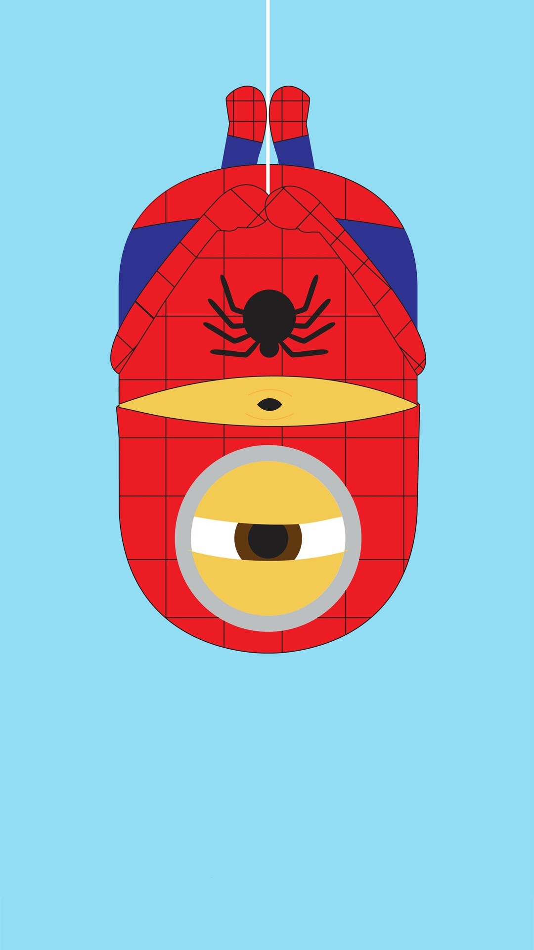 2014 spider man minion iphone 6 plus wallpaper from Despicable Me for Halloween