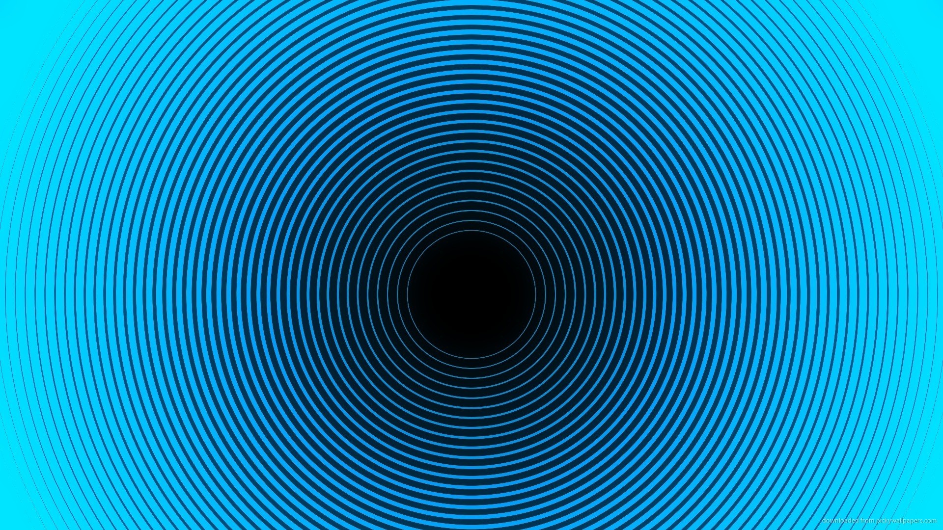 Blue and Black Optical Illusion Wallpaper picture