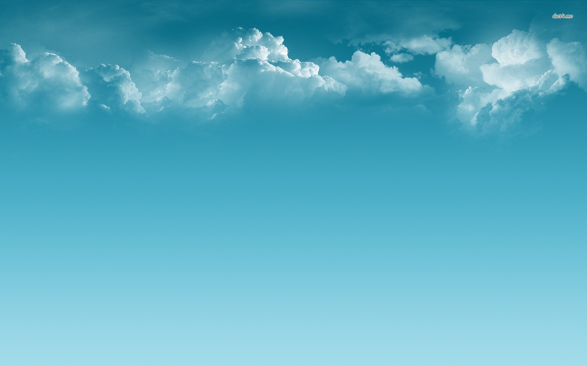 Clouds and blue sky 19201200 digital art wallpaper