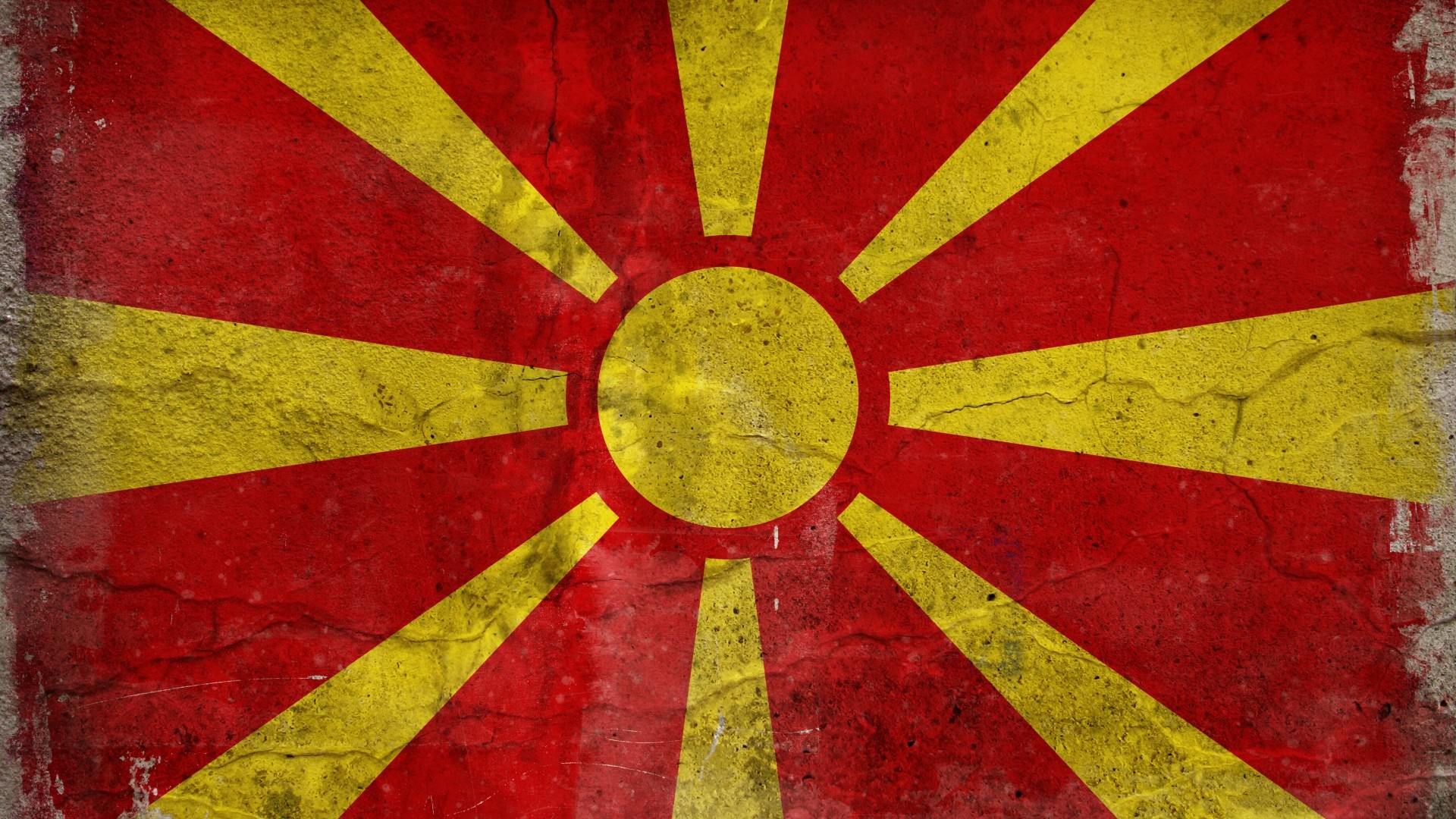 Wallpaper flag, macedonia, color, texture, spot