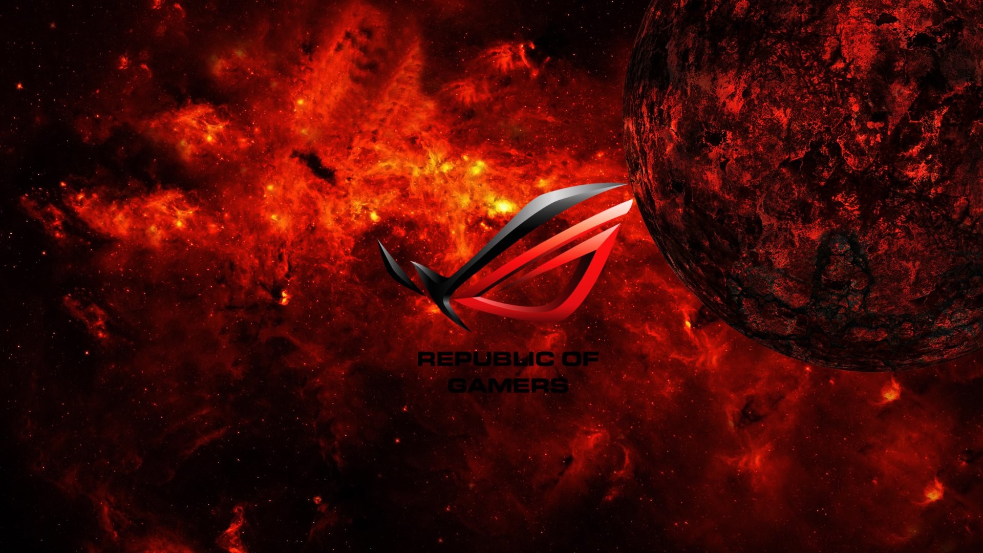 Technology – Asus Computer Red Republic of Gamers Wallpaper